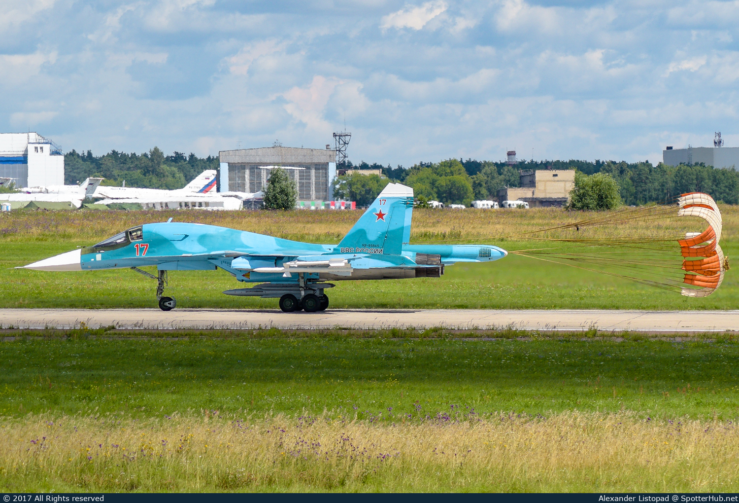Photo of RF-95845 - Sukhoi Su-34 Fullback operated by Russian Air Force