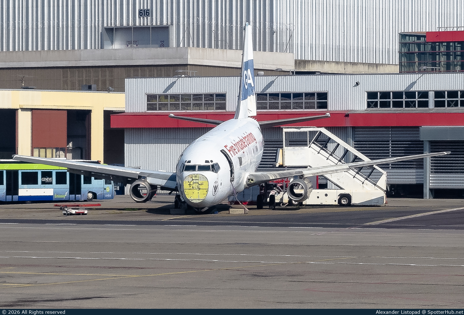 Photo of HB-SSA - Boeing 737-222 operated by Geneva Airport