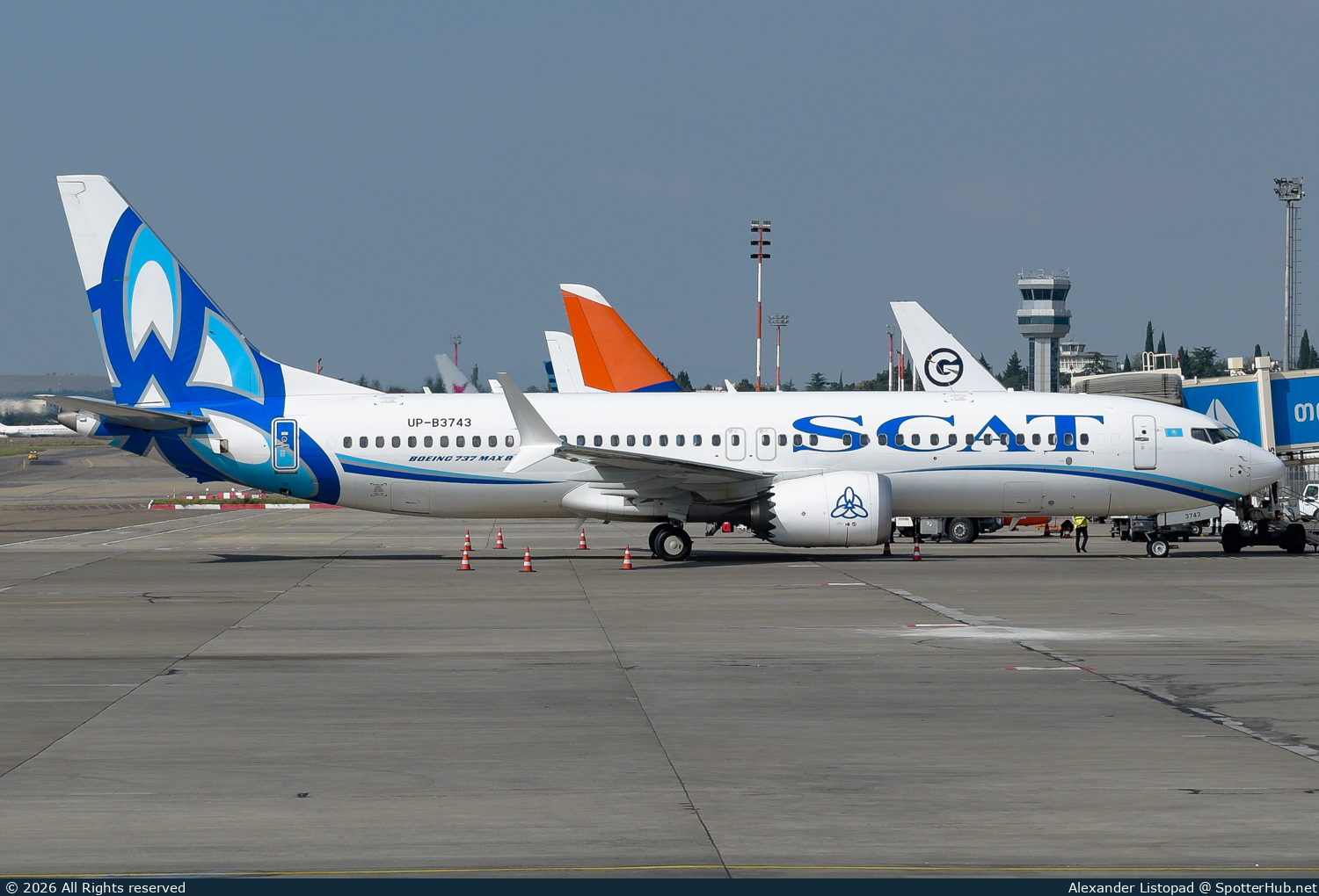 Photo of UP-B3743 - Boeing 737 MAX 8 operated by SCAT Airlines
