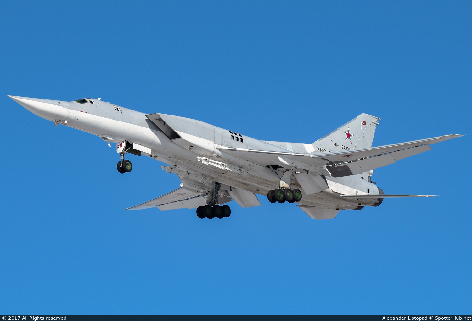 Photo of RF-94233 - Tupolev Tu-22M3 Backfire operated by Russian Air Force