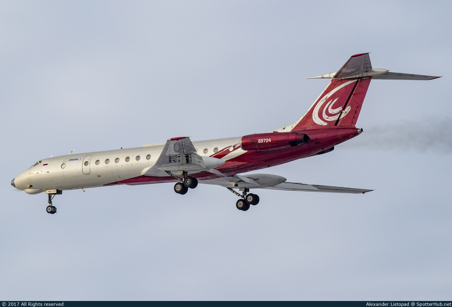 Photo of 65724 - Tupolev Tu-134A-3M operated by SibNIA Siberian Aviation Research Institute
