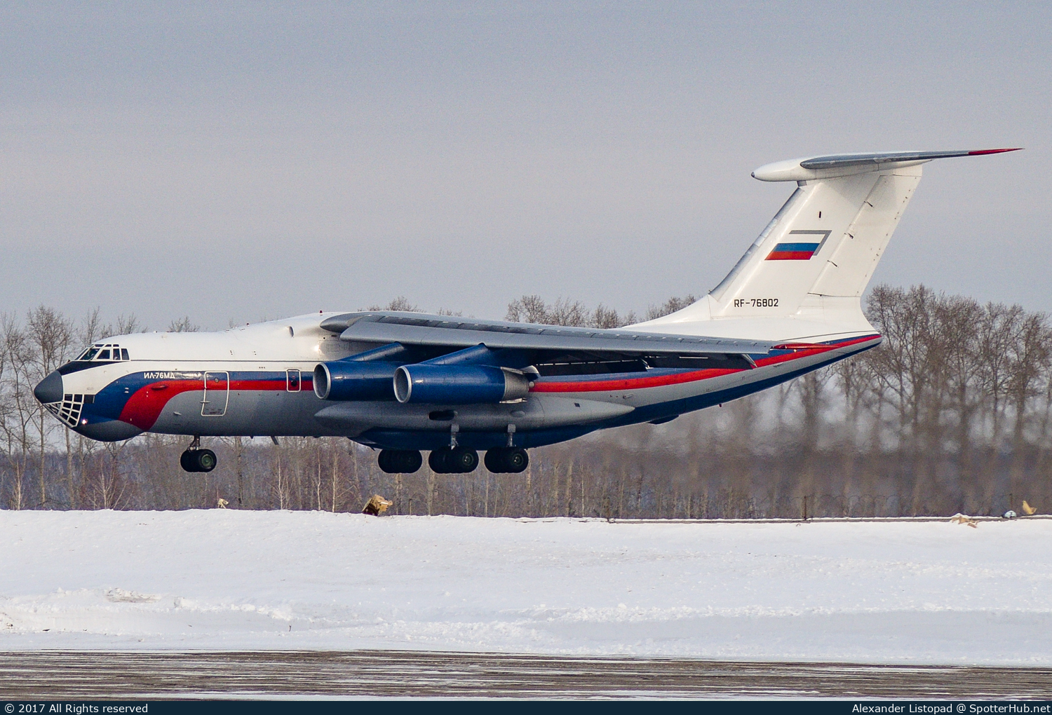 Photo of RF-76802 - Ilyushin Il-76MD operated by Russian National Guard - Росгвардия