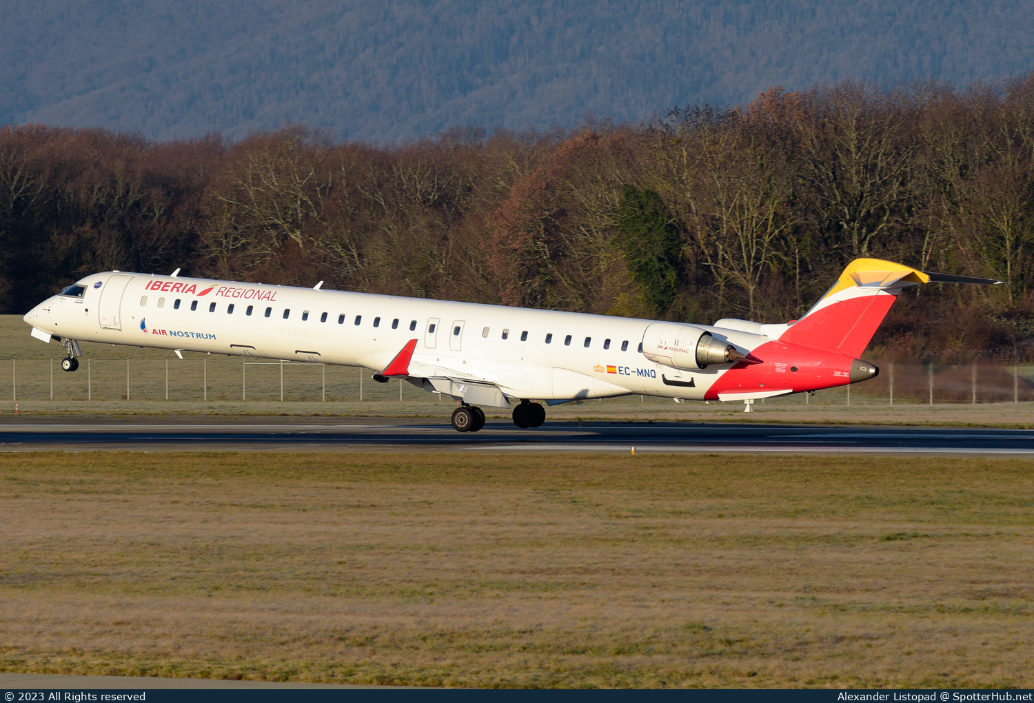 Photo of EC-MNQ - Bombardier CRJ-1000 operated by Iberia Regional (opb Air Nostrum)