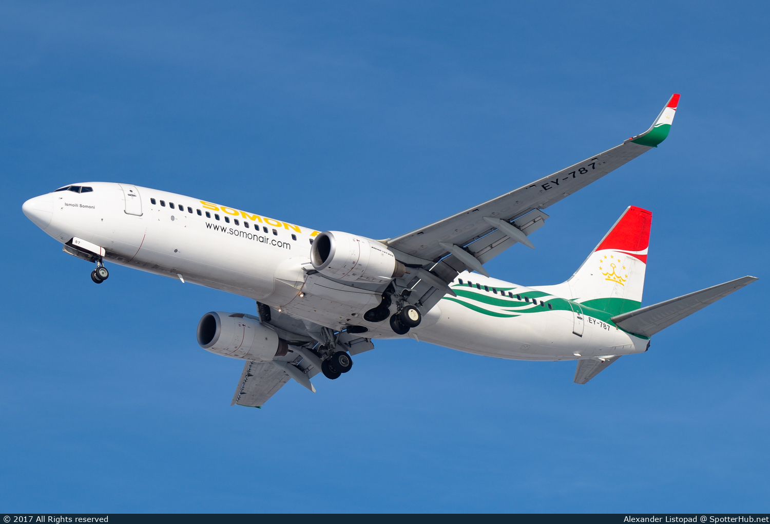 Photo of EY-787 - Boeing 737-8GJ operated by Somon Air