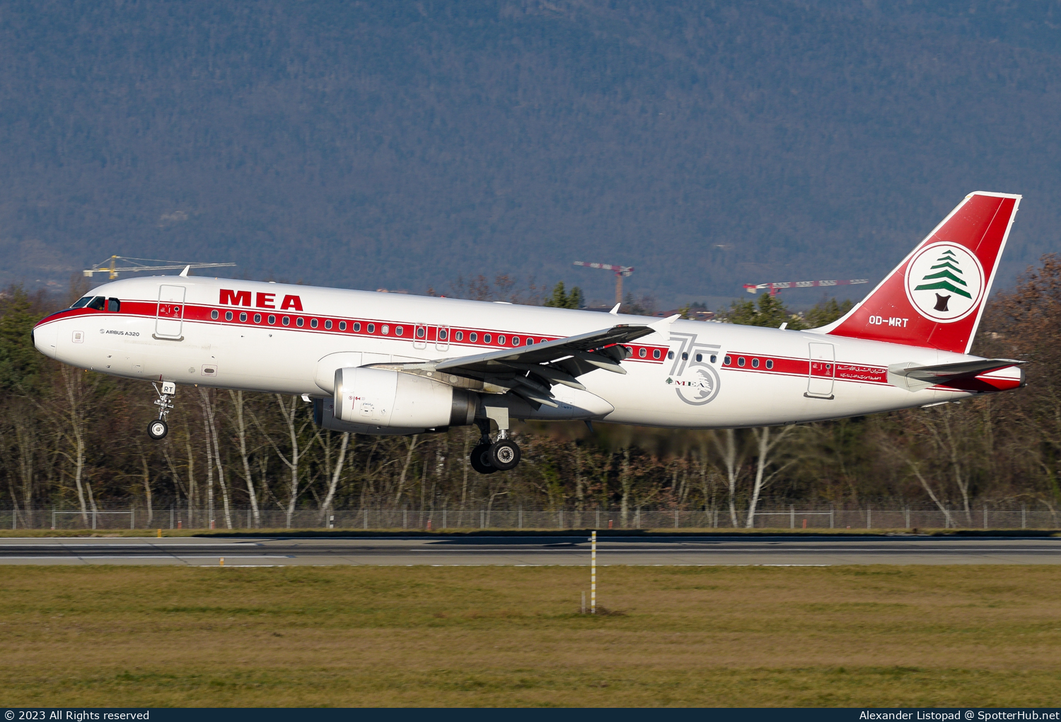 Photo of OD-MRT - Airbus A320-232 operated by MEA Middle East Airlines