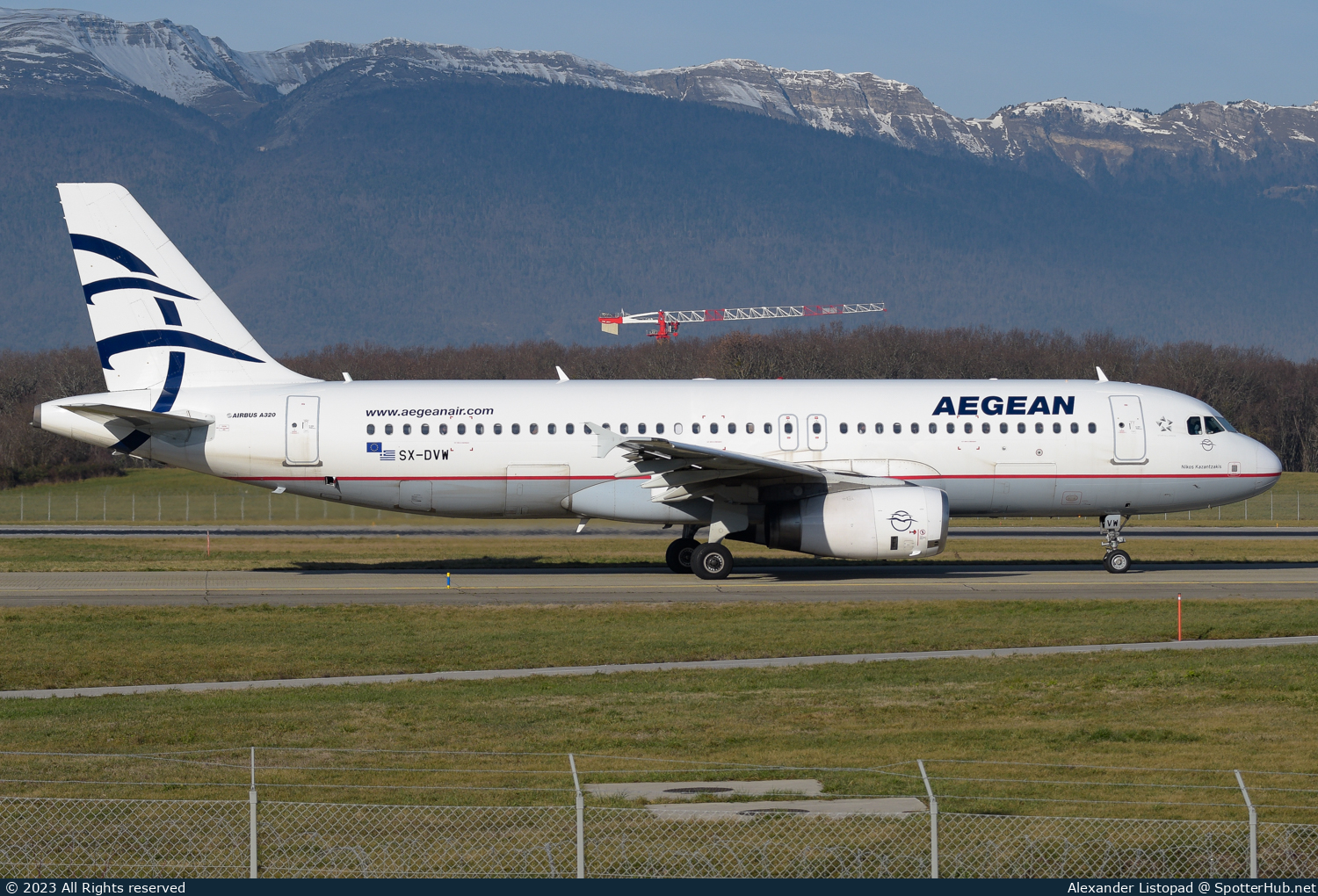 Photo of SX-DVW - Airbus A320-232 operated by Aegean Airlines