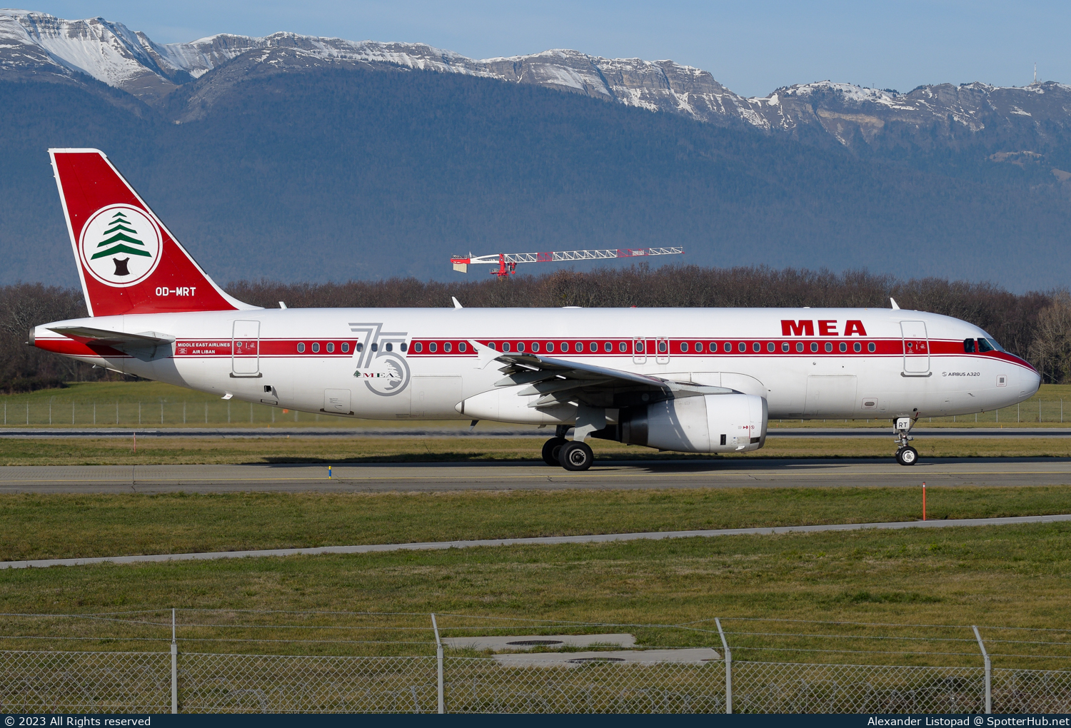 Photo of OD-MRT - Airbus A320-232 operated by MEA Middle East Airlines