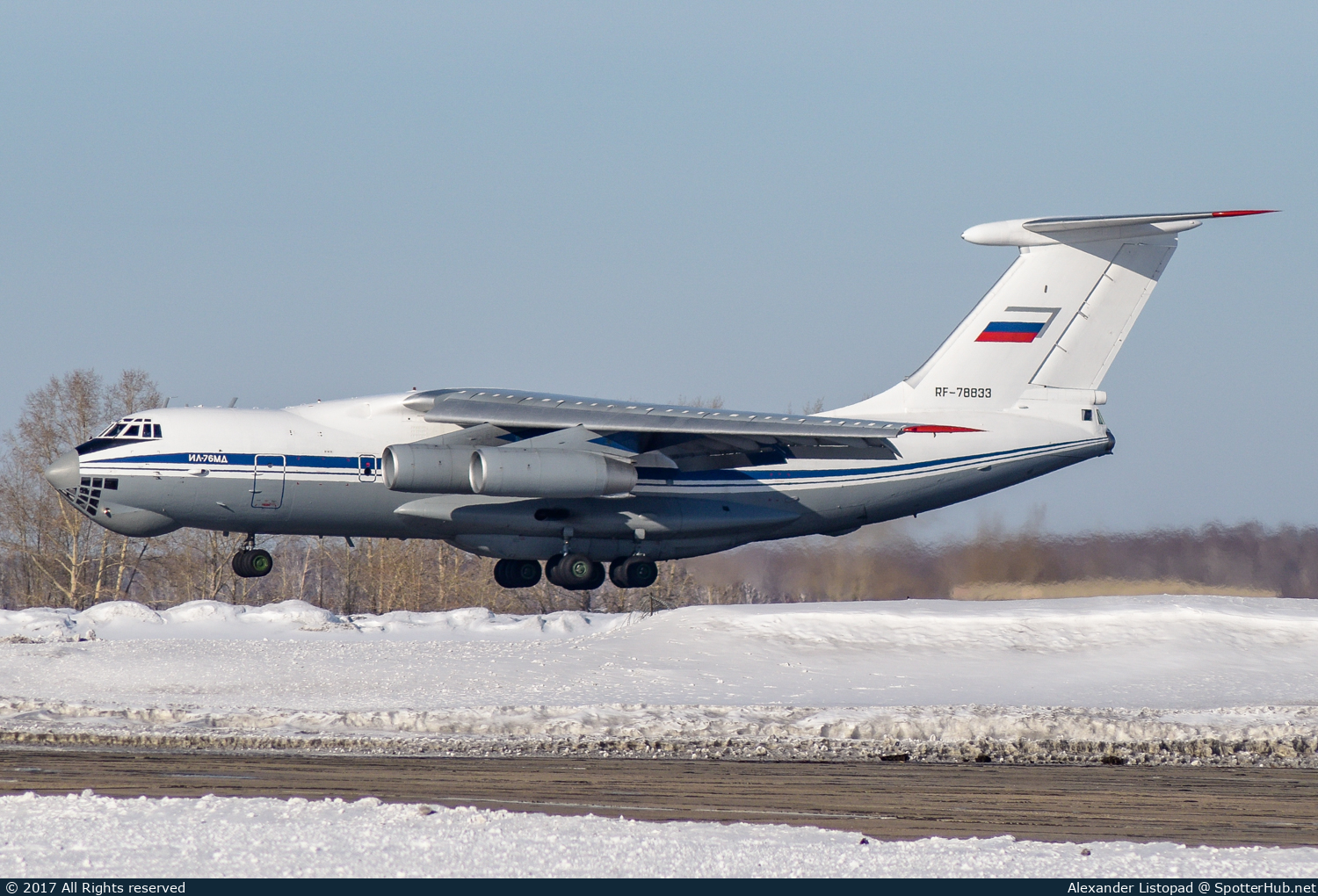 Photo of RF-78833 - Ilyushin Il-76MD operated by Russian Air Force
