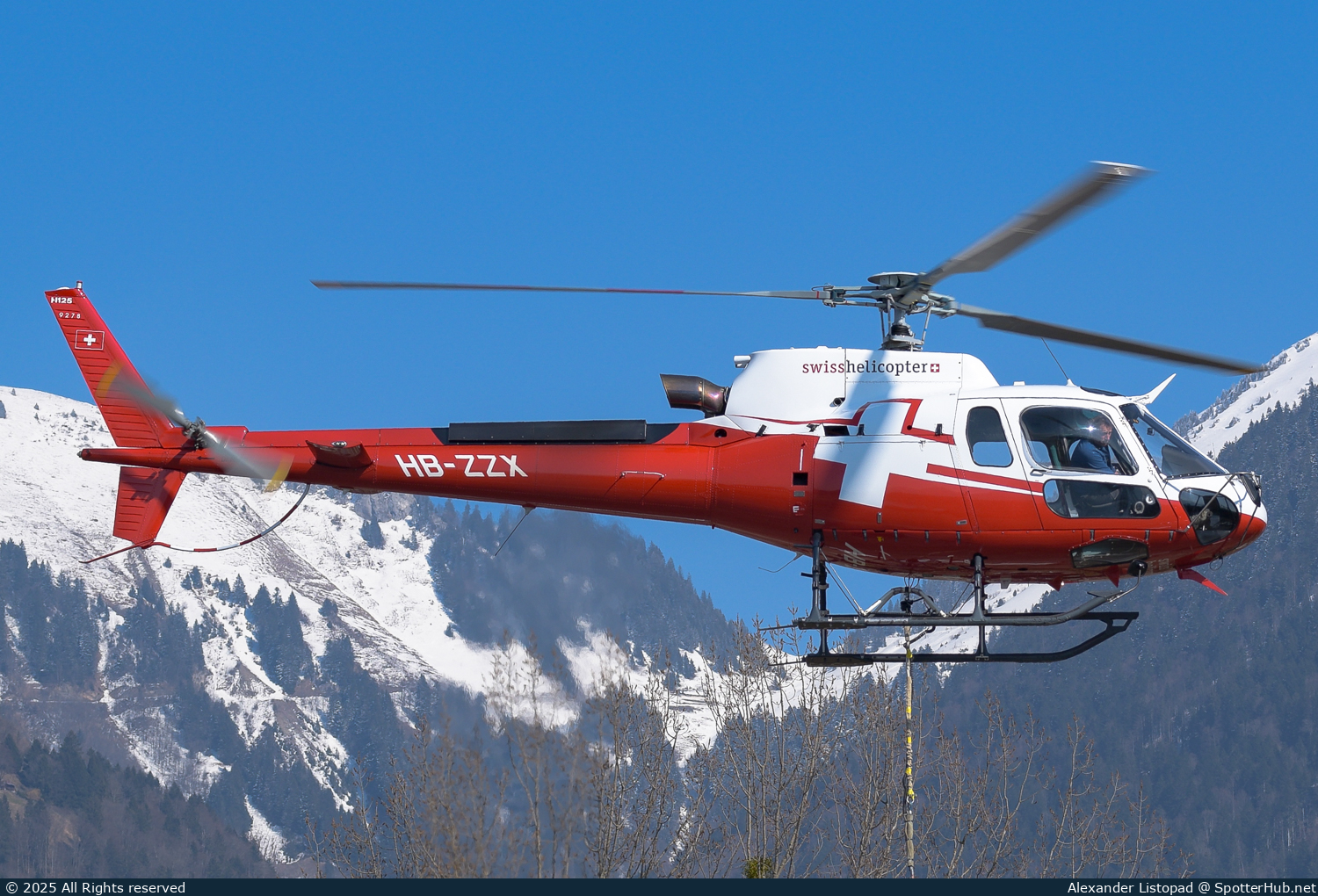 Photo of HB-ZZX - Airbus Helicopters H125 operated by Swiss Helicopter