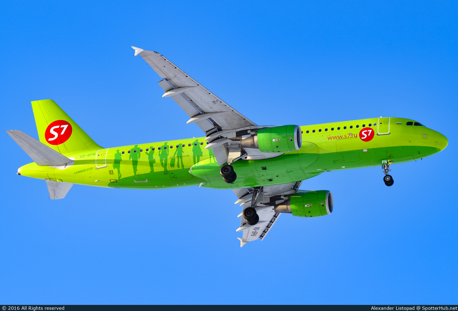 Photo of VQ-BPN - Airbus A320-214 operated by S7 Airlines