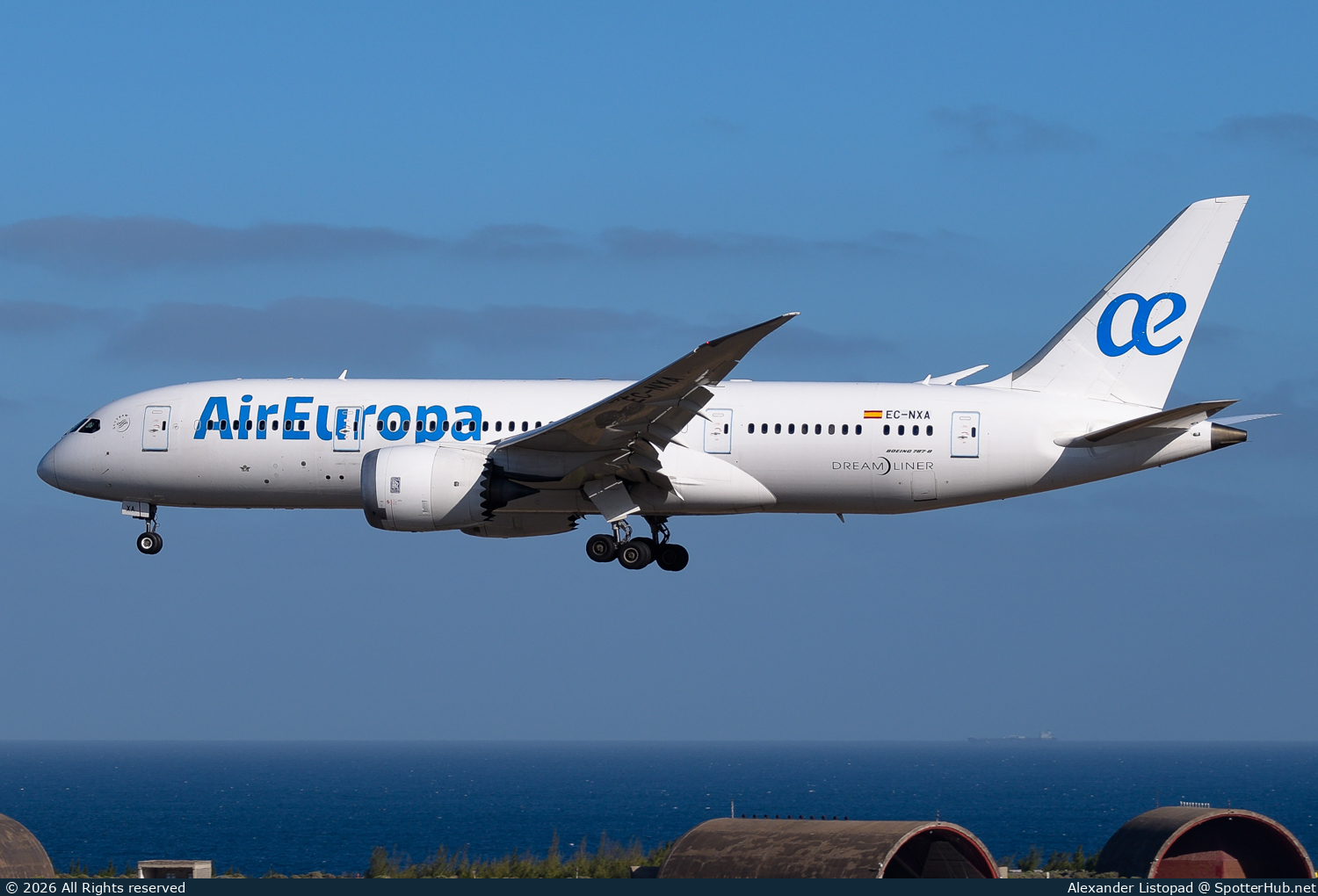 Photo of EC-NXA - Boeing 787-8 Dreamliner operated by Air Europa