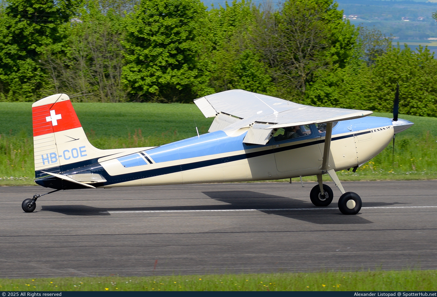 Photo of HB-COE - Cessna 180 Skywagon operated by Private