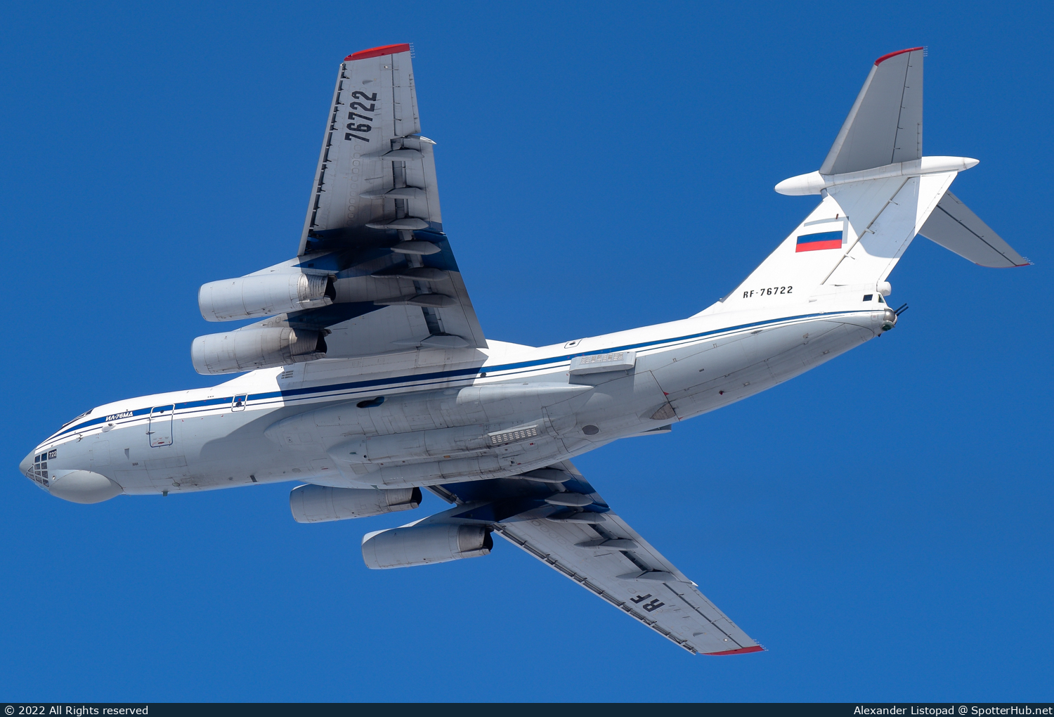 Photo of RF-76722 - Ilyushin Il-76MD operated by Russian Air Force