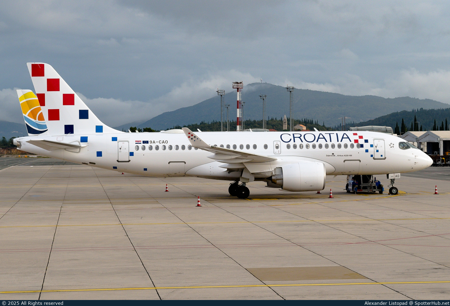 Photo of 9A-CAO - Airbus A220-100 operated by Croatia Airlines