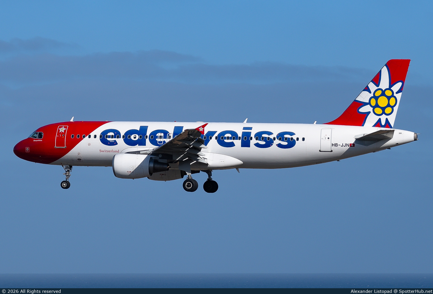 Photo of HB-JJN - Airbus A320-214 operated by Edelweiss Air