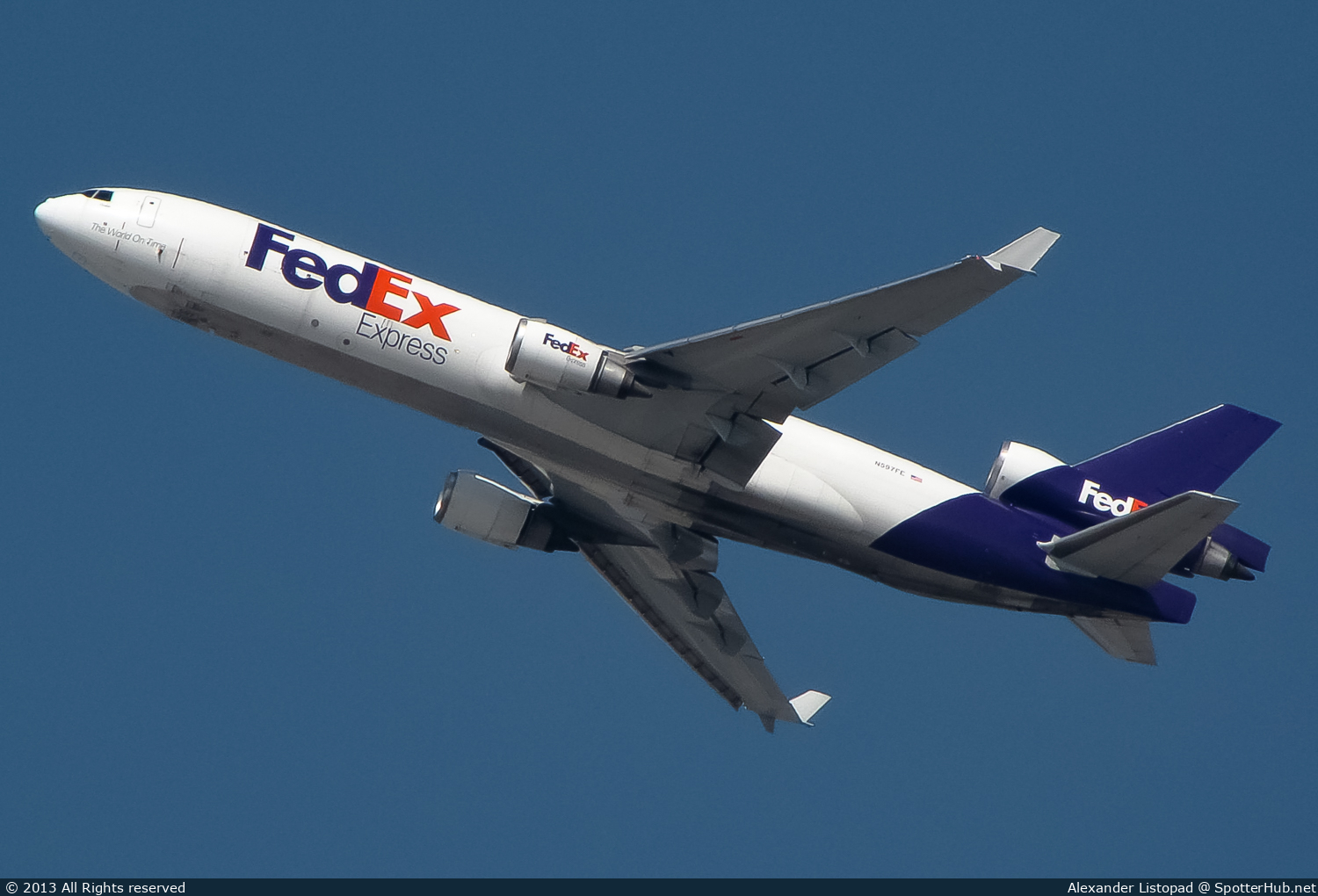 Photo of N597FE - McDonnell Douglas MD-11(F) operated by FedEx