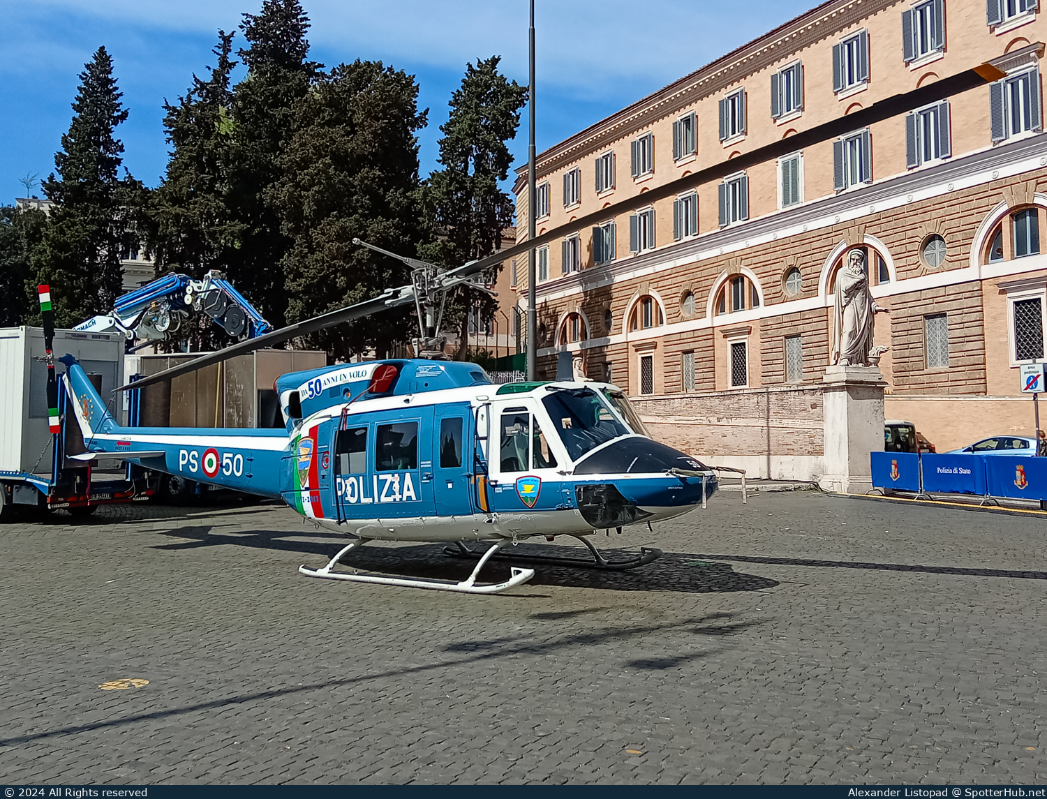 Photo of MM80750 - Agusta-Bell AB-212 operated by Italian Police - Polizia di Stato