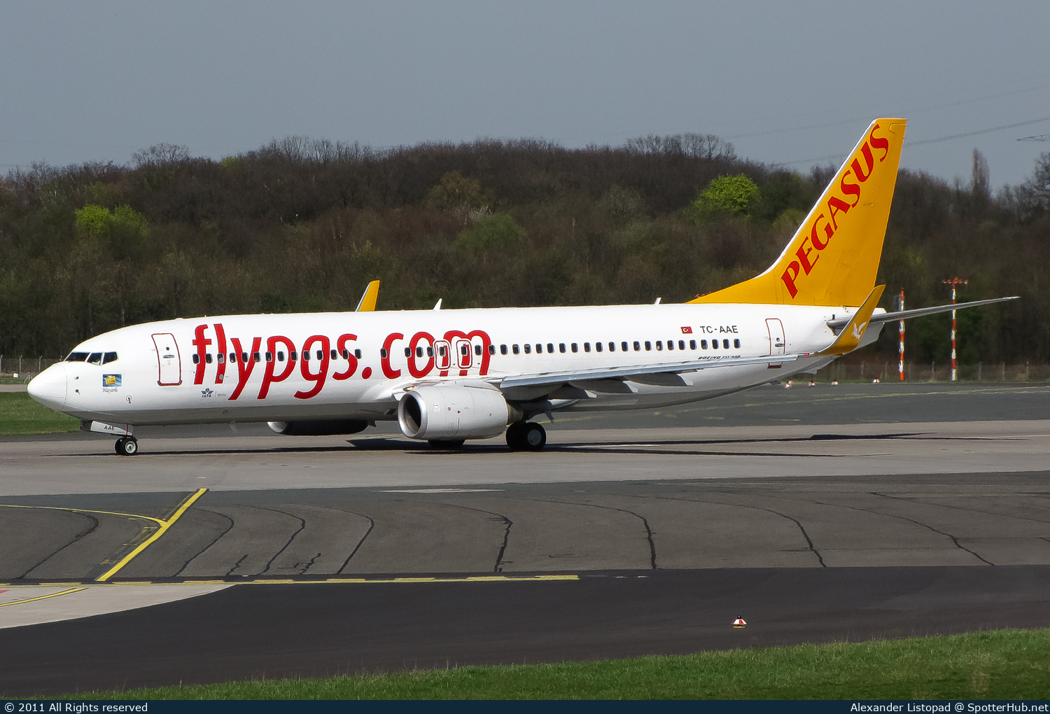 Photo of TC-AAE - Boeing 737-82R operated by Pegasus Airlines