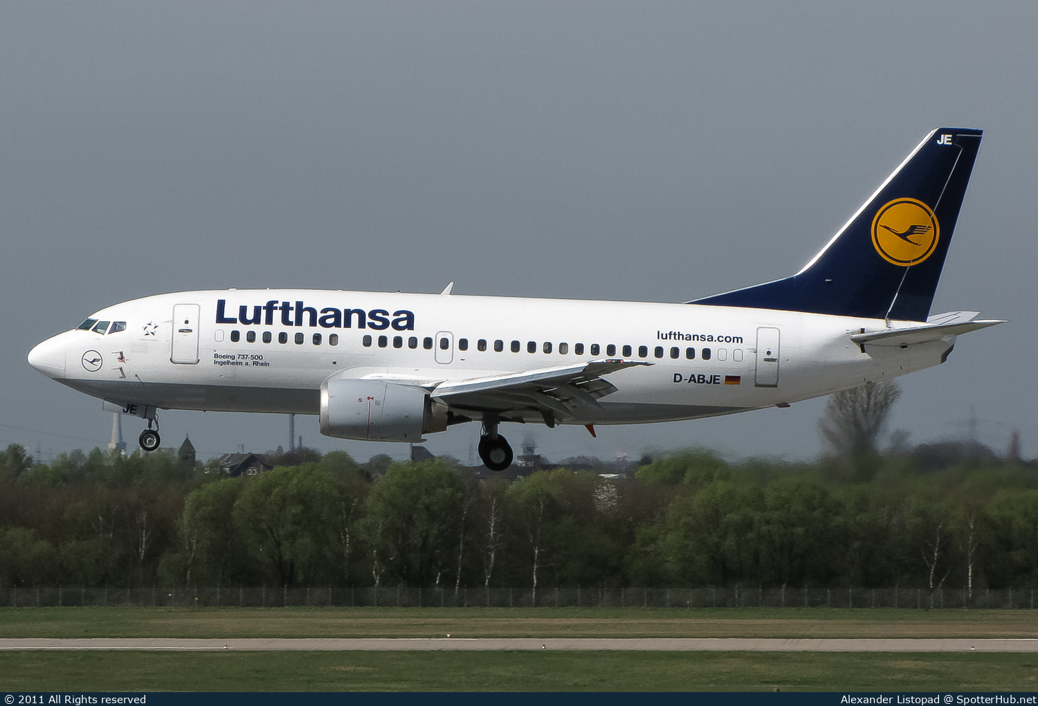 Photo of D-ABJE - Boeing 737-530 operated by Lufthansa