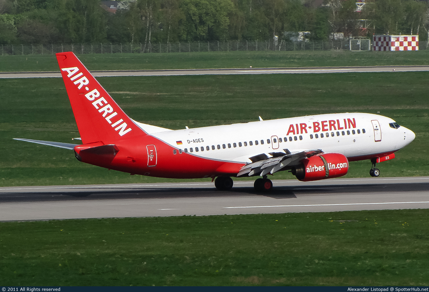 Photo of D-AGES - Boeing 737-75B operated by Air Berlin (opb Germania)