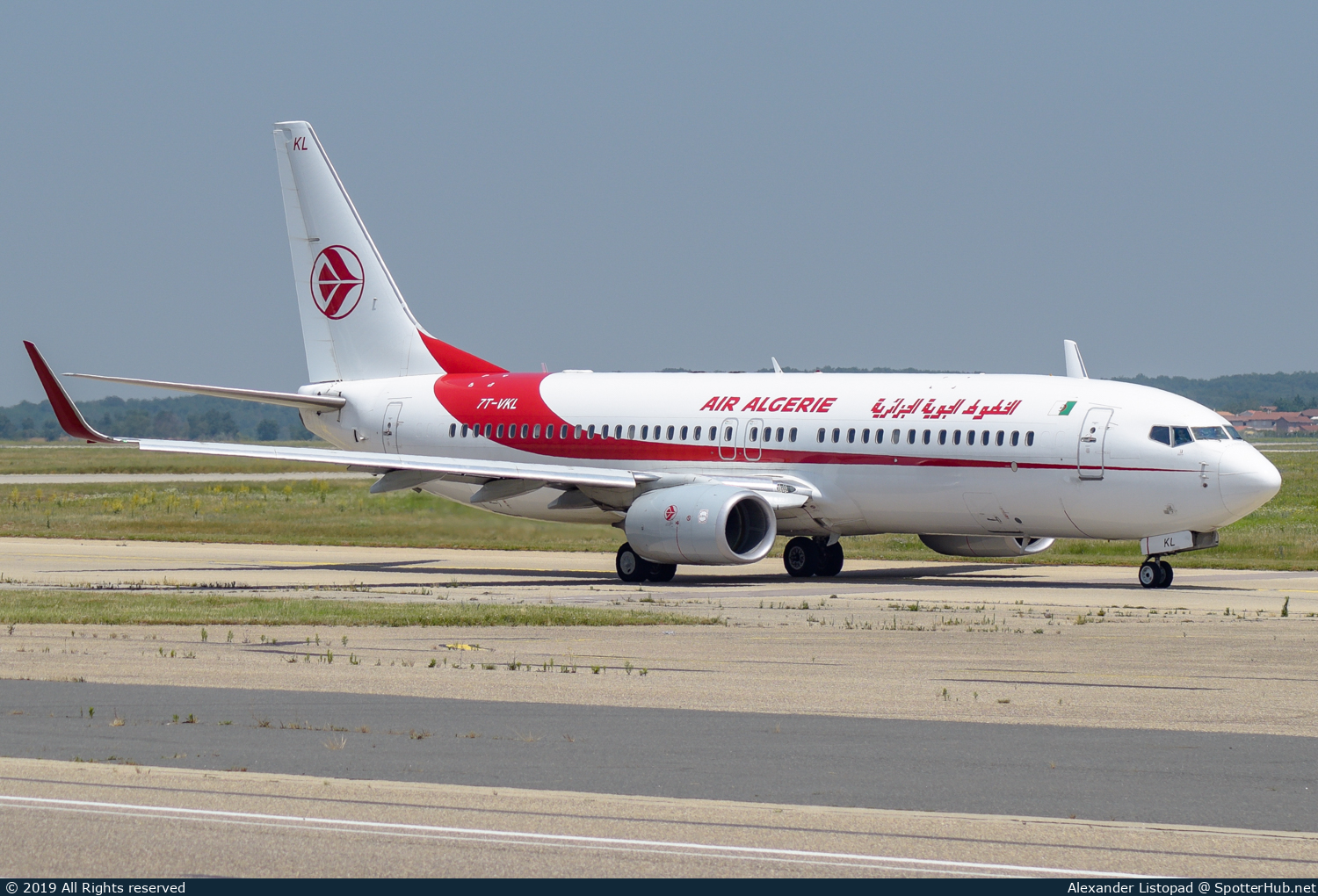Photo of 7T-VKL - Boeing 737-8D6 operated by Air Algérie