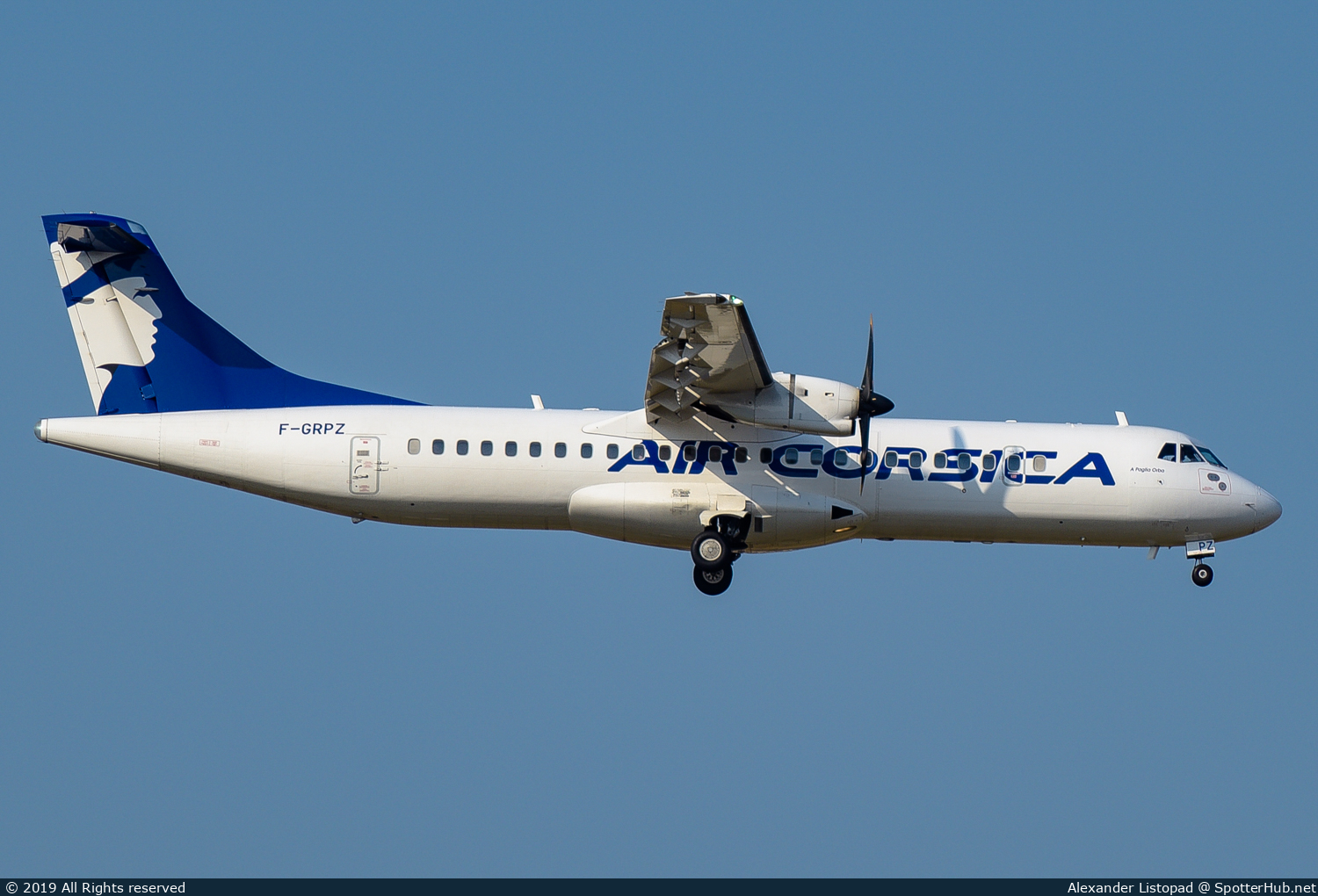 Photo of F-GRPZ - ATR 72-500 operated by Air Corsica