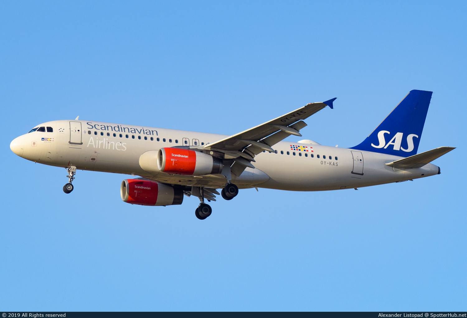 Photo of OY-KAS - Airbus A320-232 operated by SAS Scandinavian Airlines