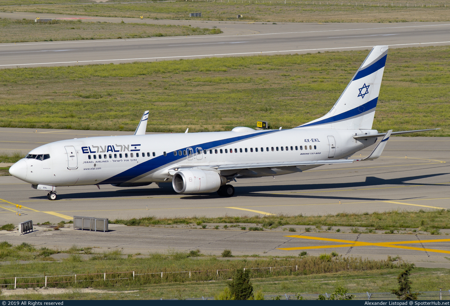 Photo of 4X-EKL - Boeing 737-85P operated by El Al Israel Airlines
