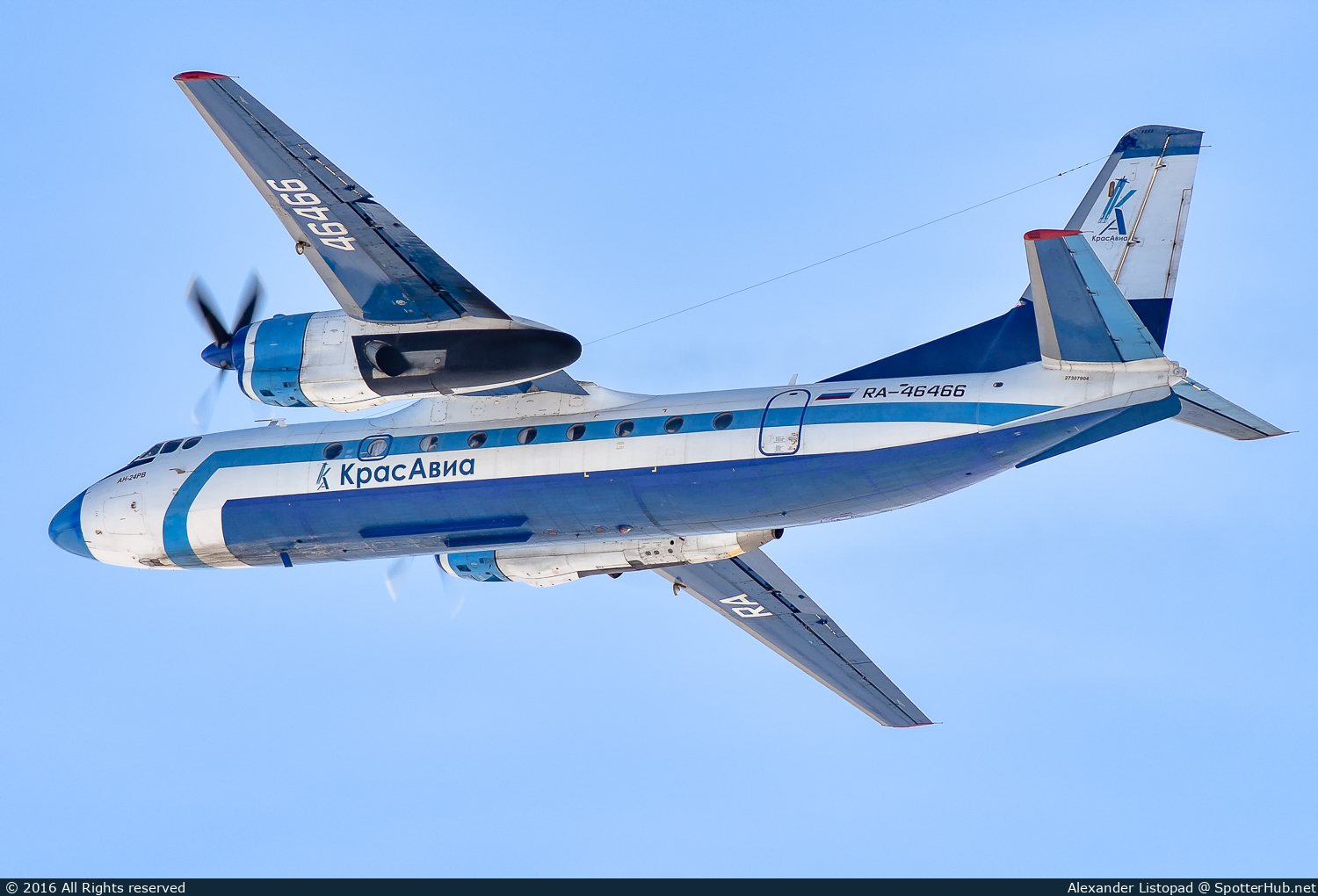 Photo of RA-46466 - Antonov An-24RV operated by KrasAvia