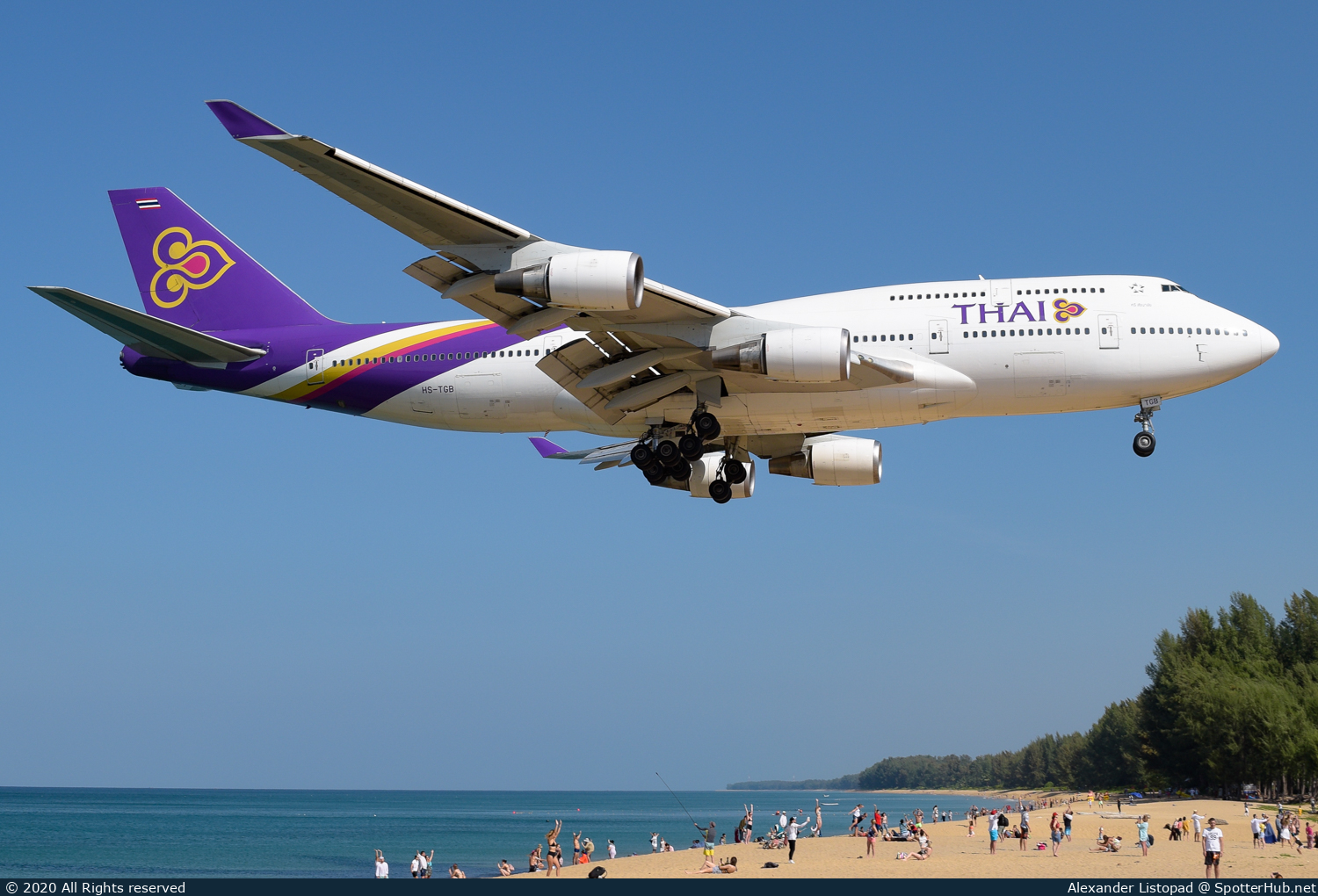Photo of HS-TGB - Boeing 747-4D7 operated by Thai Airways International