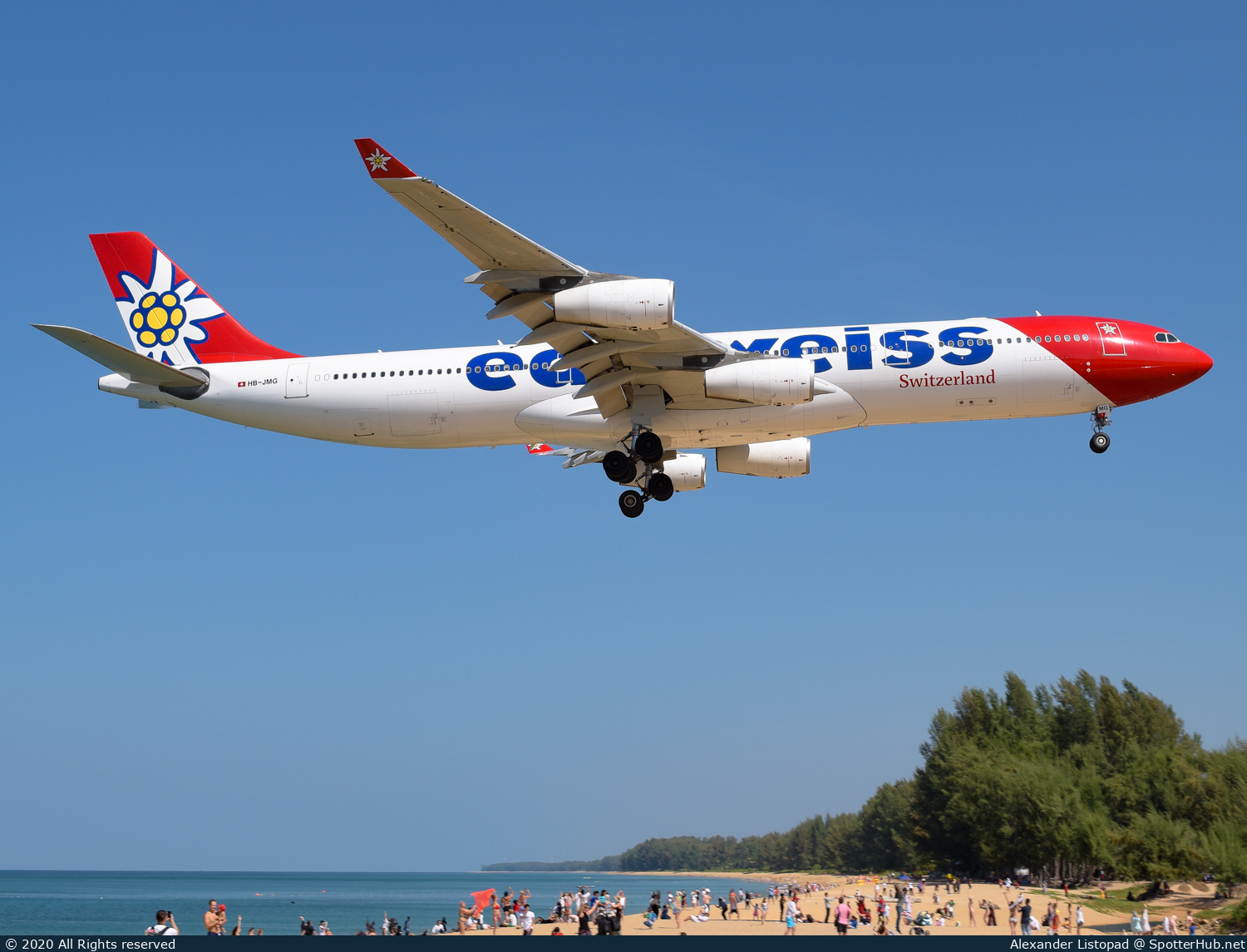 Photo of HB-JMG - Airbus A340-313 operated by Edelweiss Air