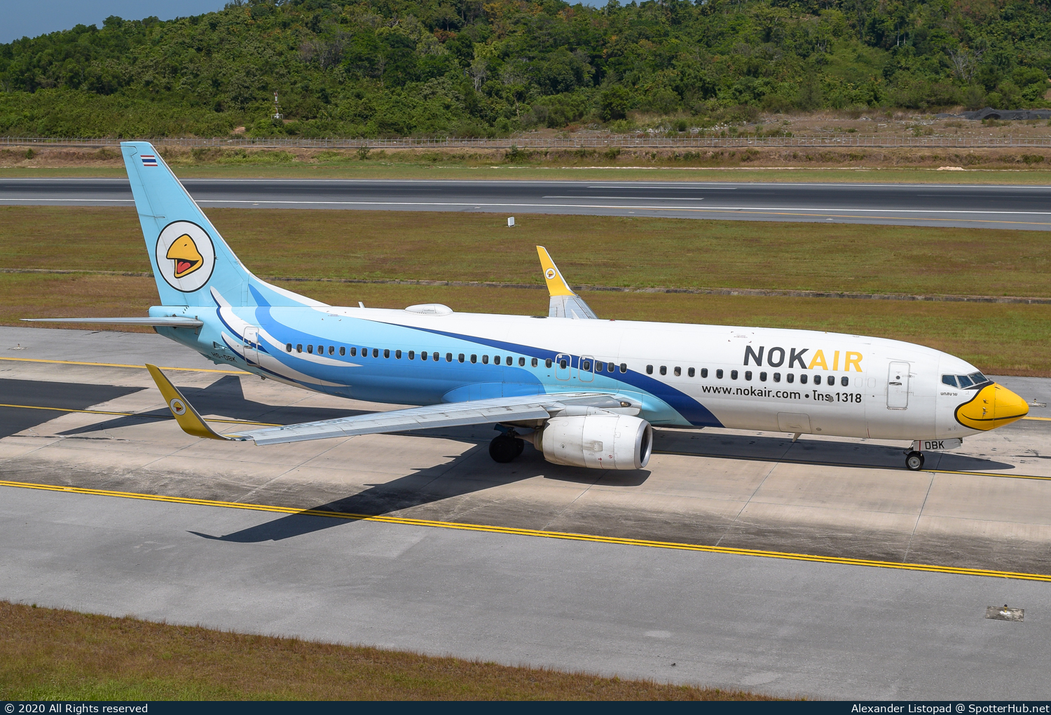 Photo of HS-DBK - Boeing 737-86J operated by Nok Air
