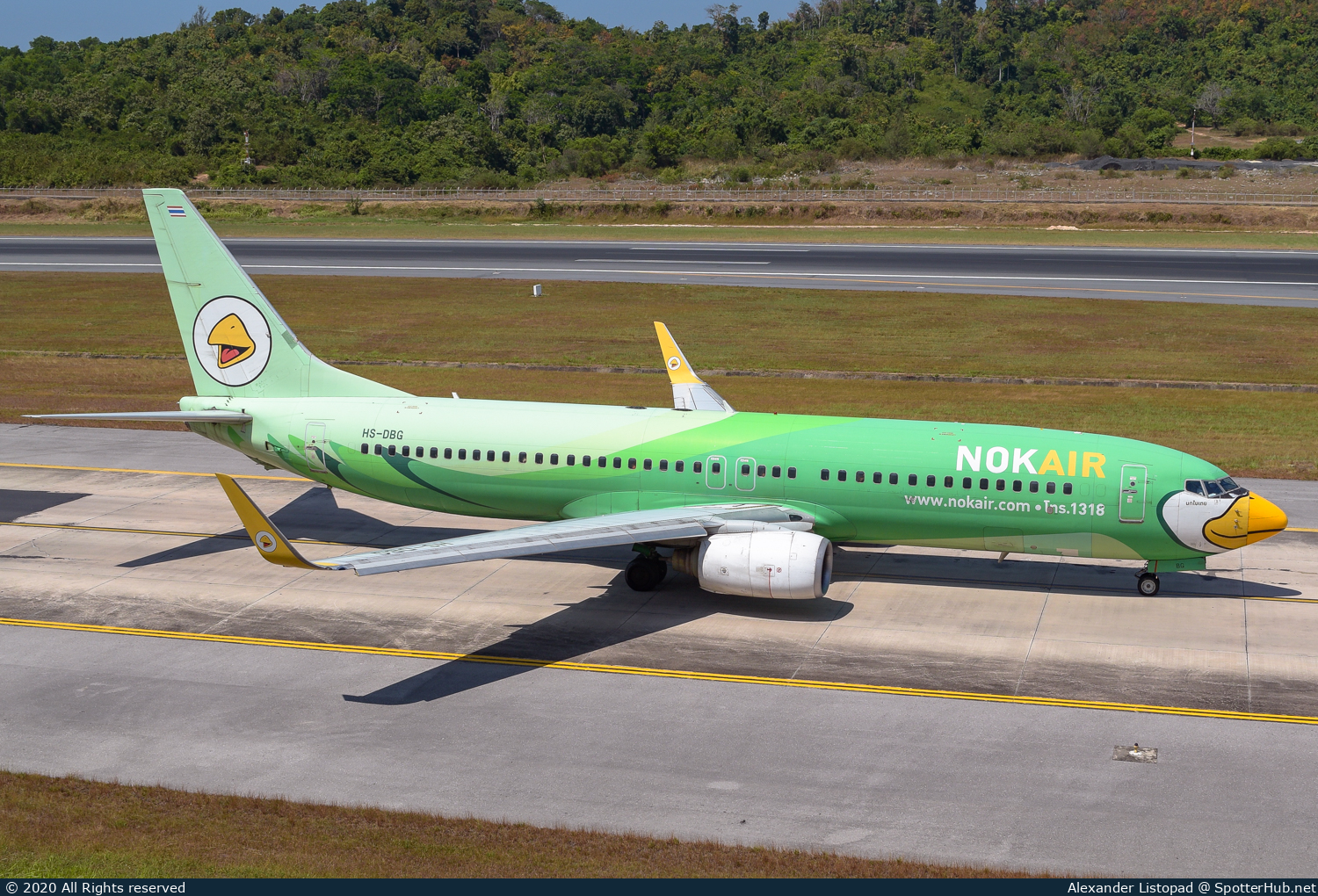 Photo of HS-DBG - Boeing 737-8FH operated by Nok Air