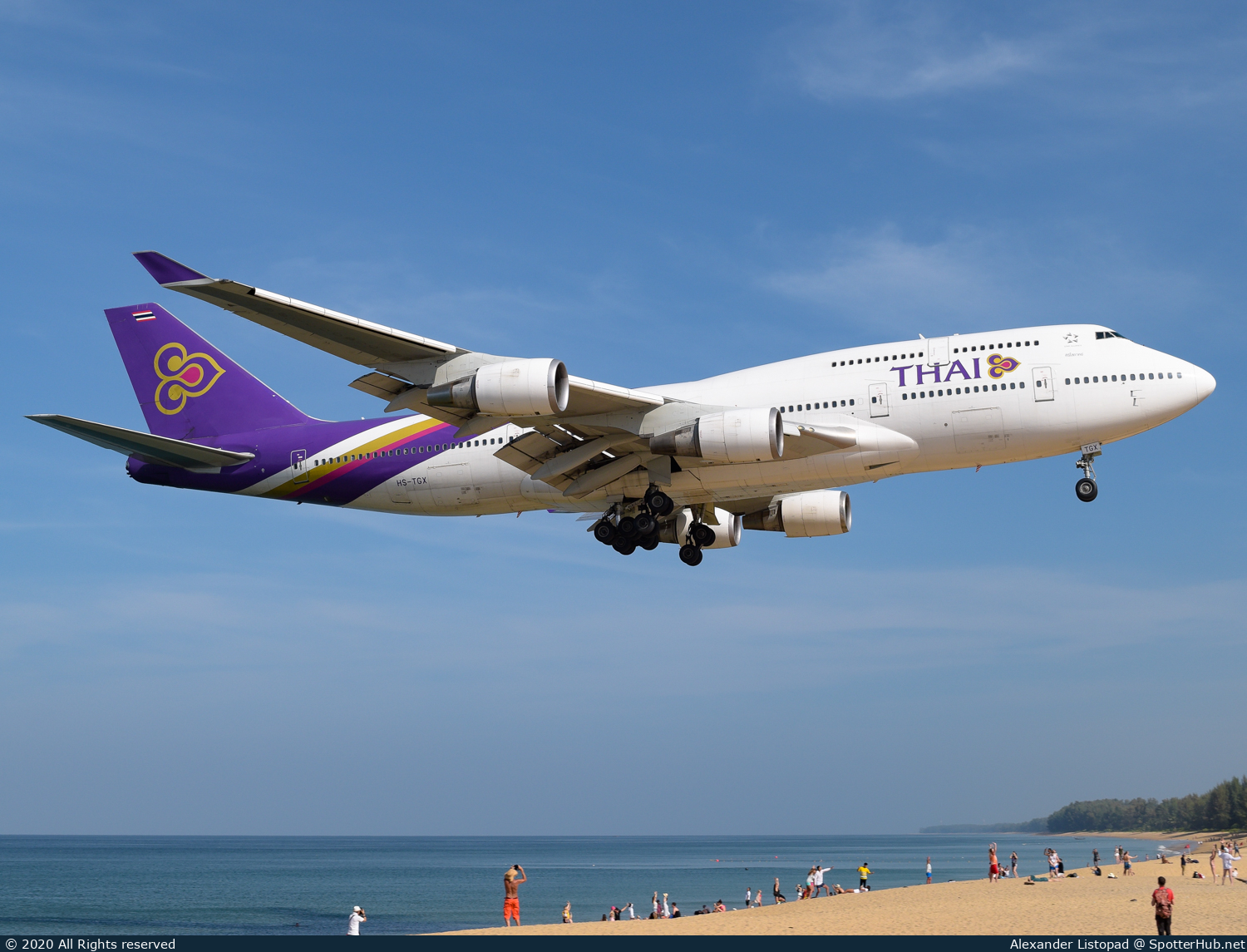 Photo of HS-TGX - Boeing 747-4D7 operated by Thai Airways International