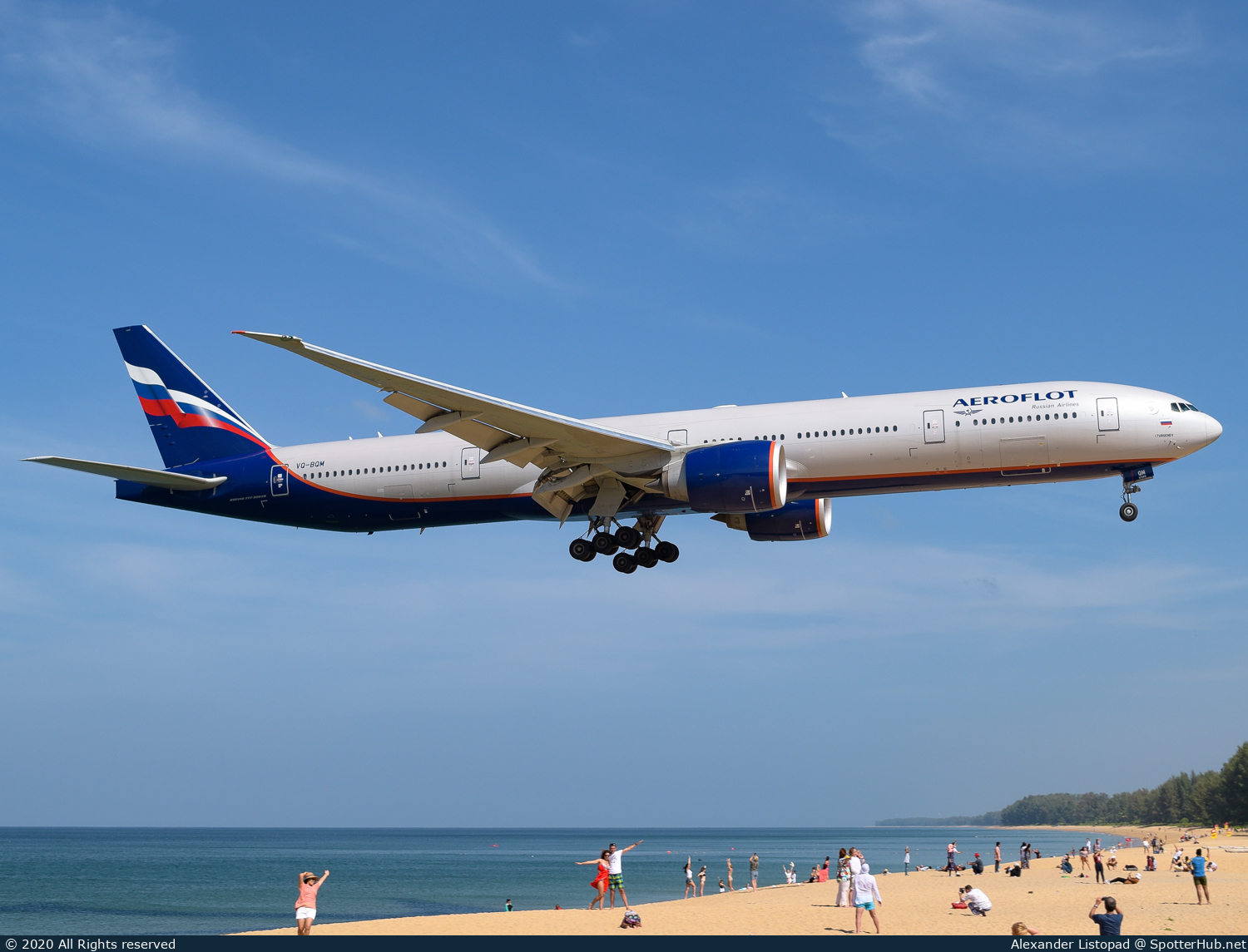 Photo of VQ-BQM - Boeing 777-3M0(ER) operated by Aeroflot