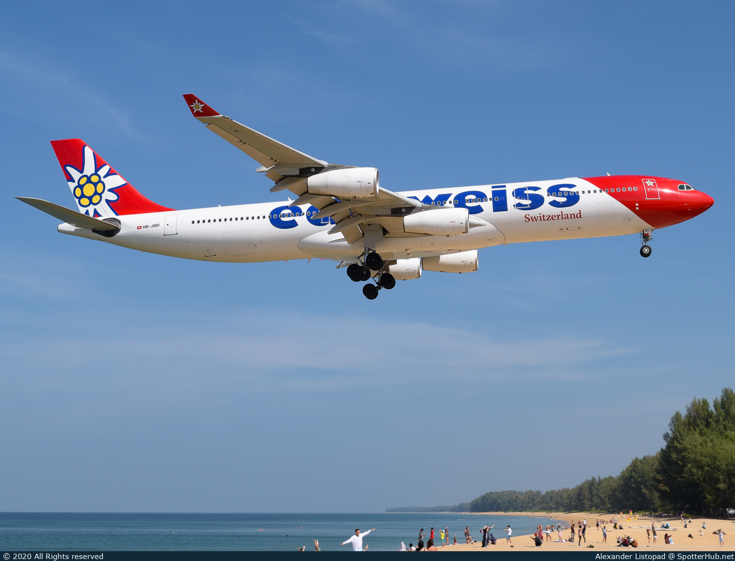 Photo of HB-JMD - Airbus A340-313 operated by Edelweiss Air