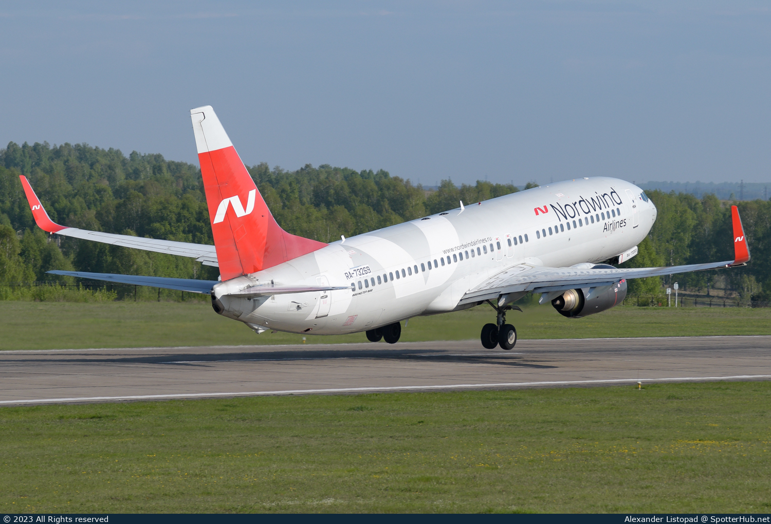 Photo of RA-73269 - Boeing 737-8Q8 operated by Nordwind Airlines
