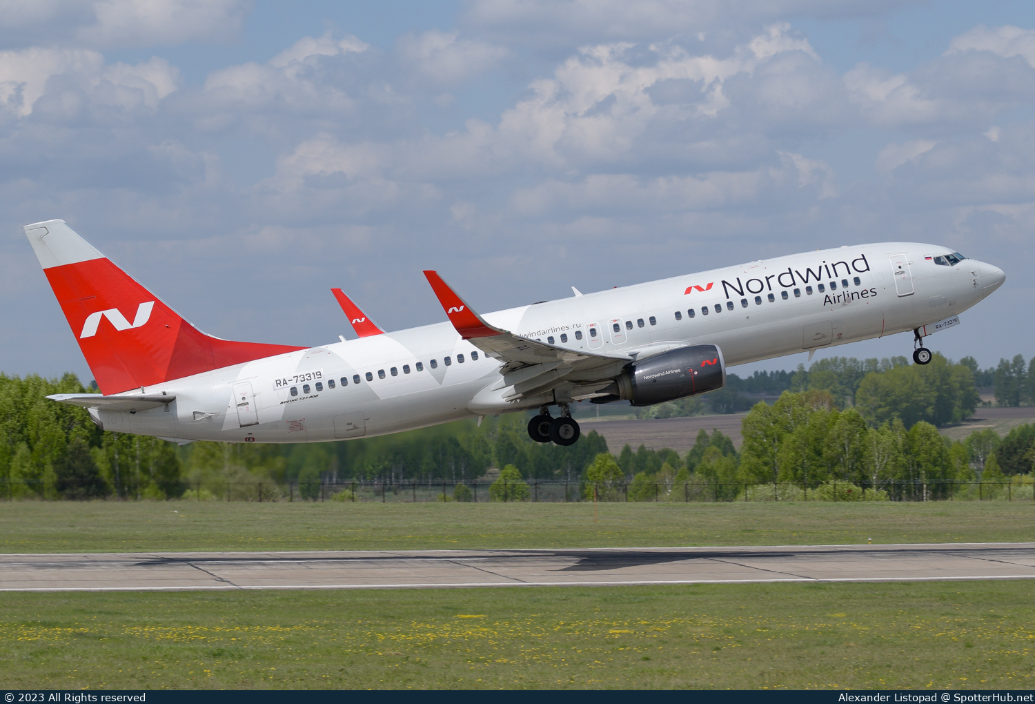 Photo of RA-73319 - Boeing 737-8SH operated by Nordwind Airlines