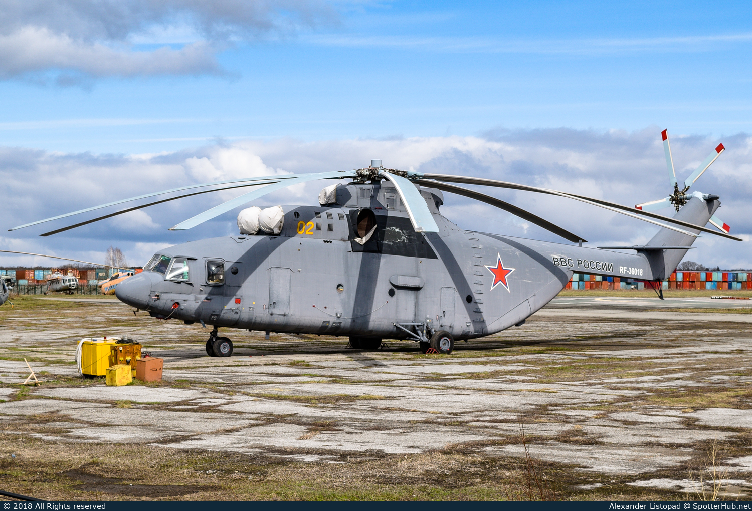Photo of RF-36018 - Mil Mi-26 operated by Russian Air Force