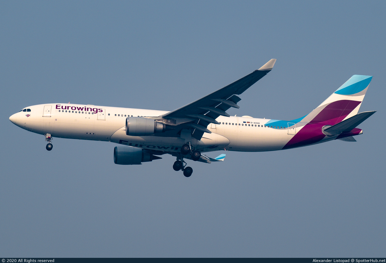 Photo of D-AXGD - Airbus A330-203 operated by Eurowings (opb SunExpress Germany)