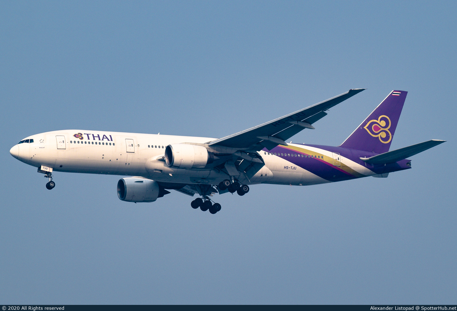 Photo of HS-TJU - Boeing 777-2D7(ER) operated by Thai Airways International