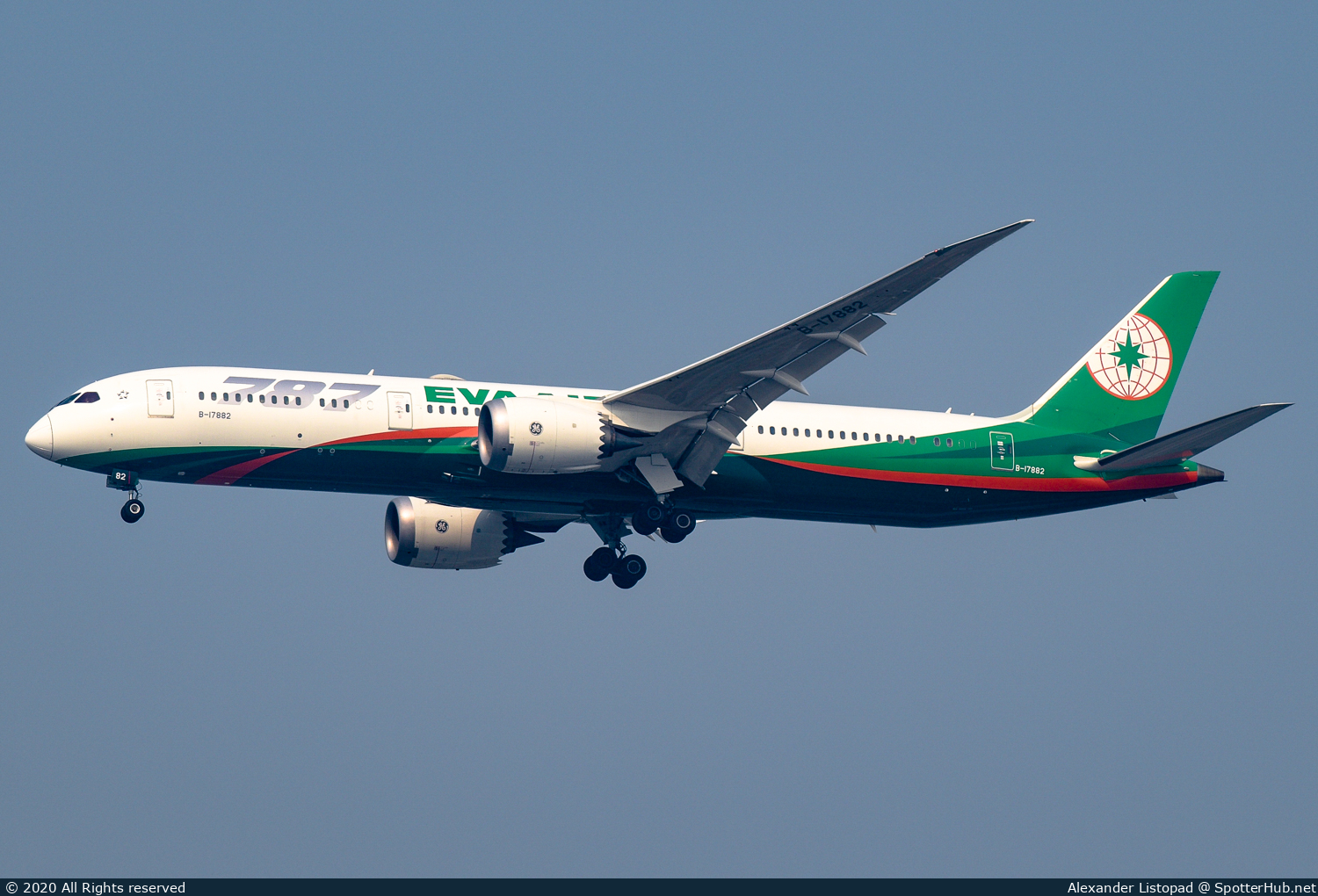 Photo of B-17882 - Boeing 787-9 Dreamliner operated by EVA Air
