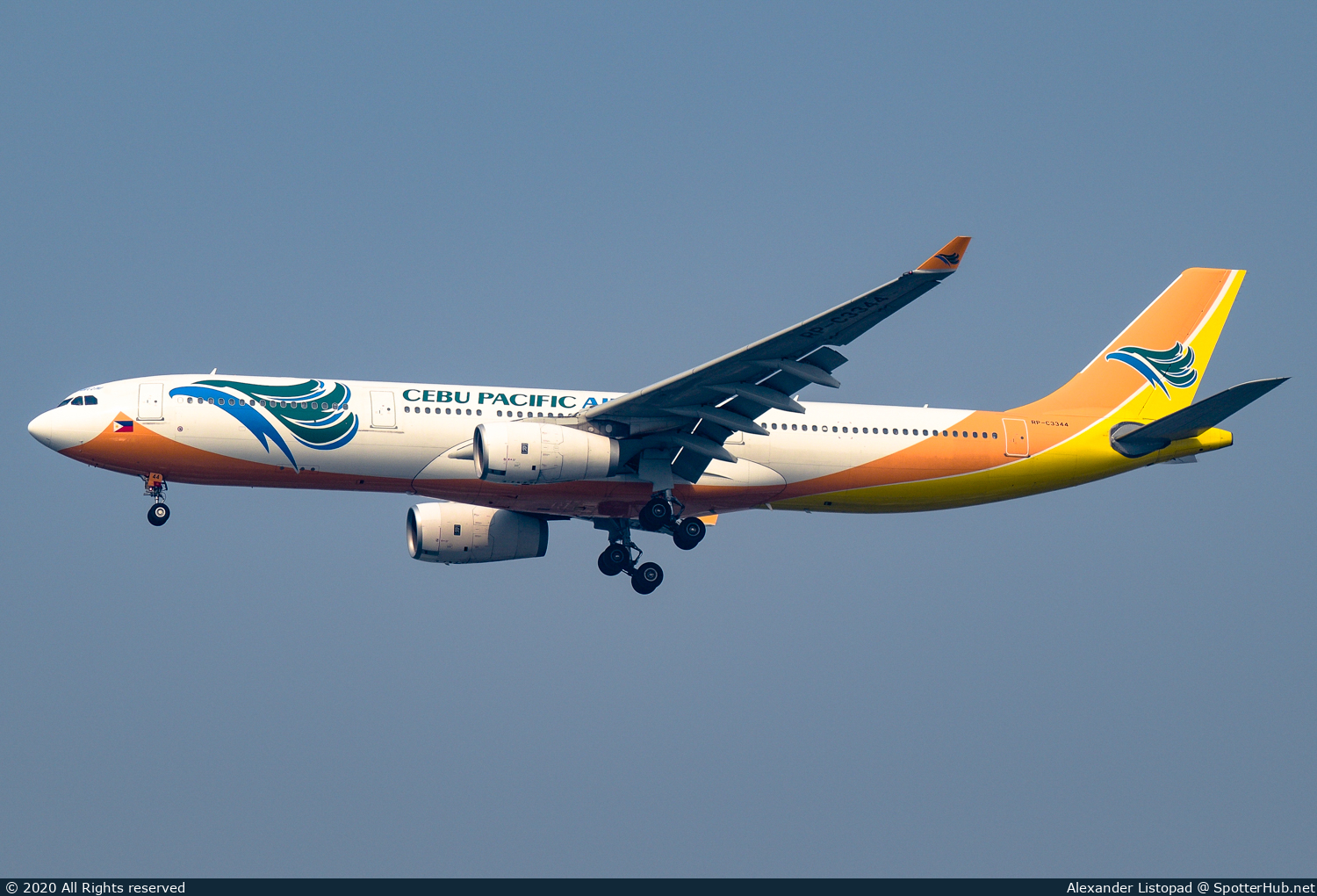 Photo of RP-C3344 - Airbus A330-343 operated by Cebu Pacific