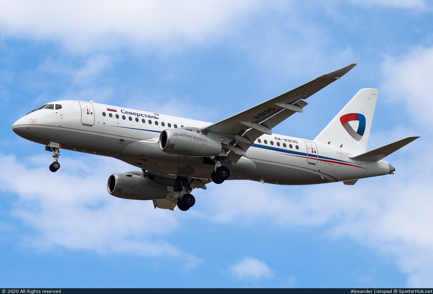 Photo of RA-89135 - Sukhoi Superjet 100-95B operated by Severstal Avia