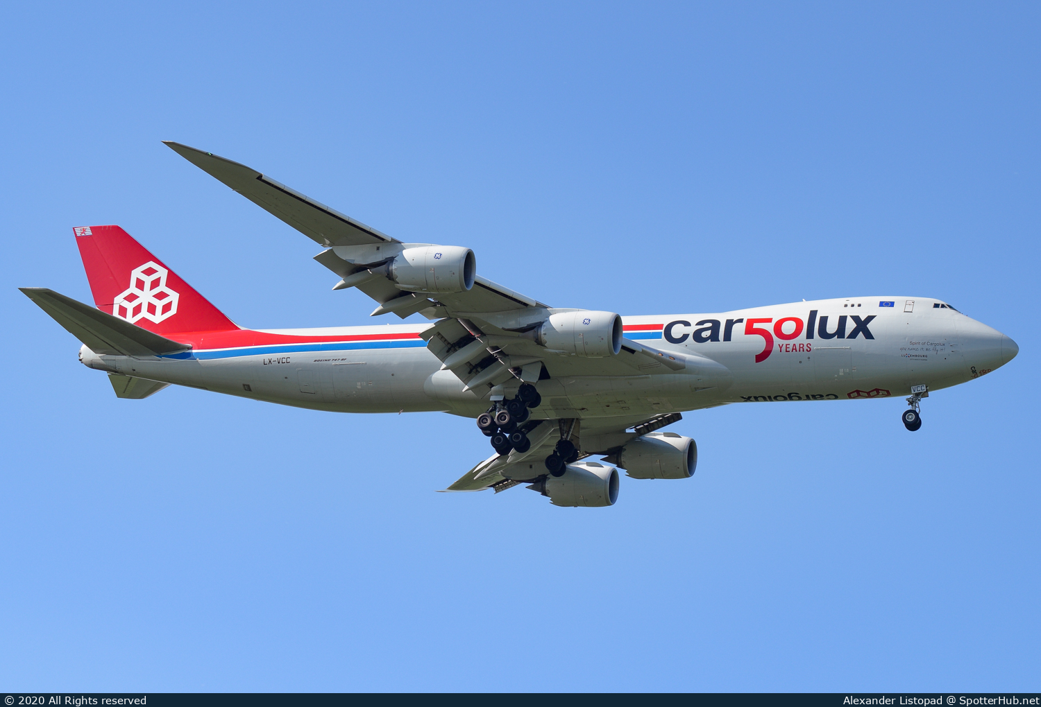 Photo of LX-VCC - Boeing 747-8R7F operated by Cargolux