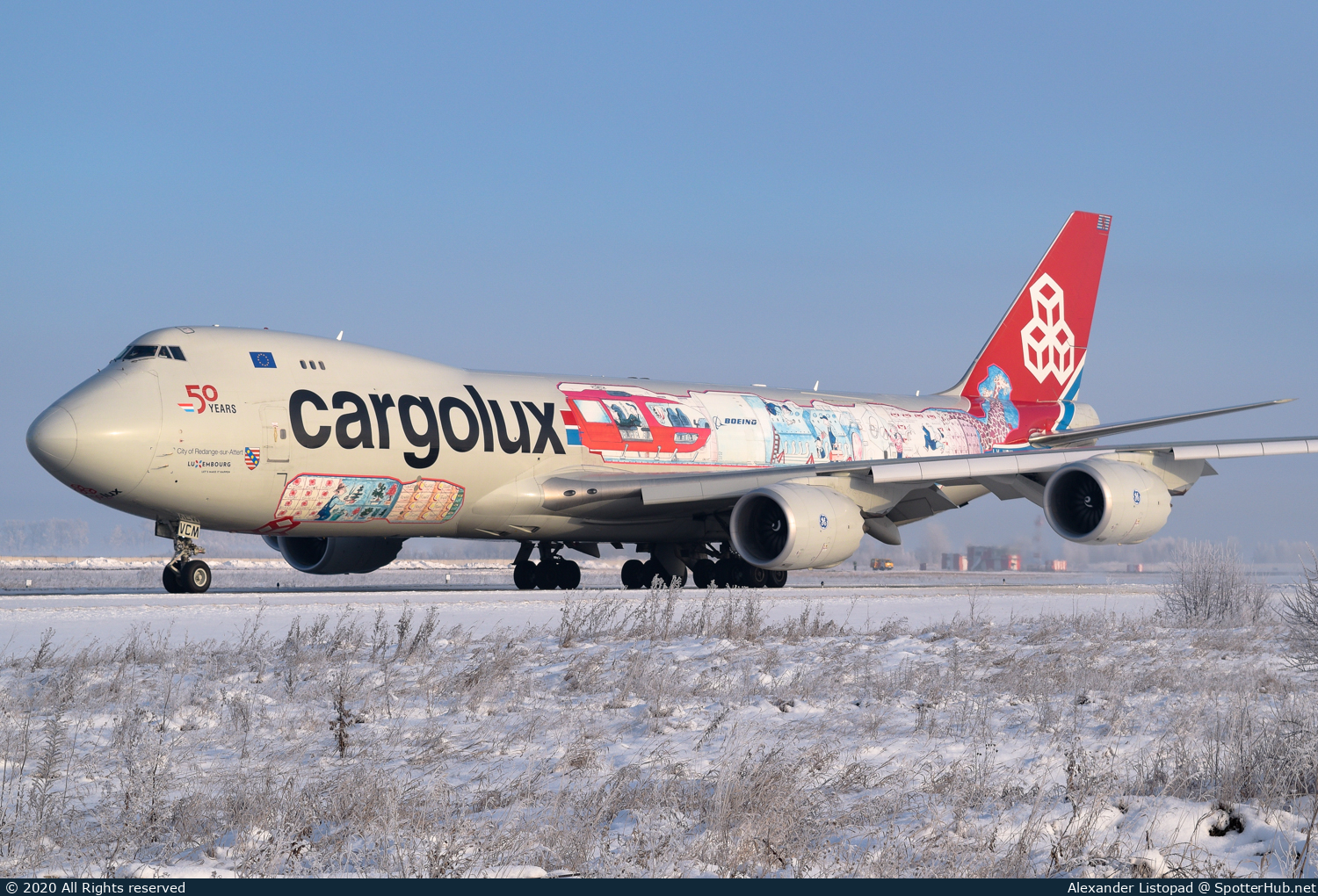 Photo of LX-VCM - Boeing 747-8R7F operated by Cargolux