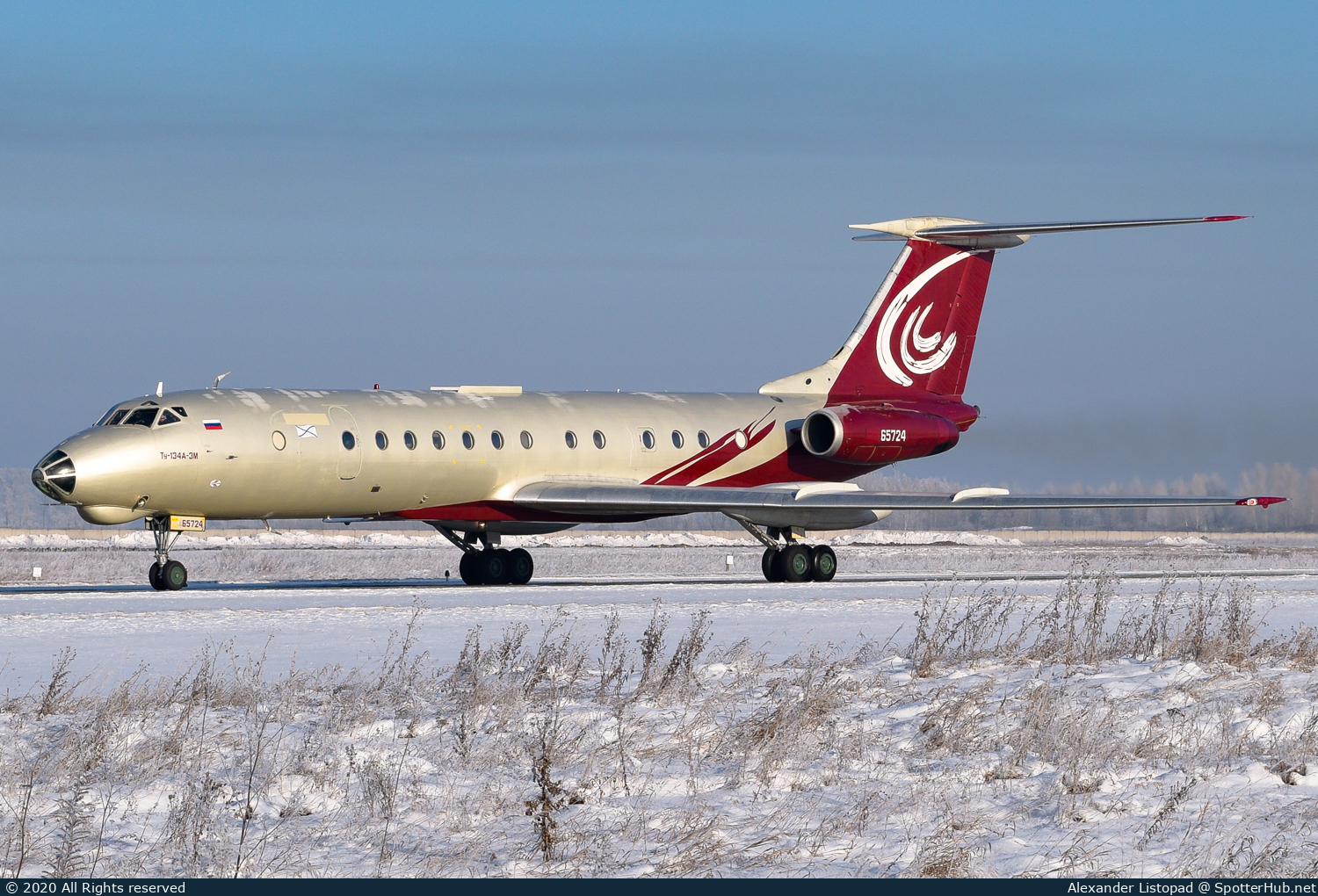 Photo of 65724 - Tupolev Tu-134A-3M operated by SibNIA Siberian Aviation Research Institute
