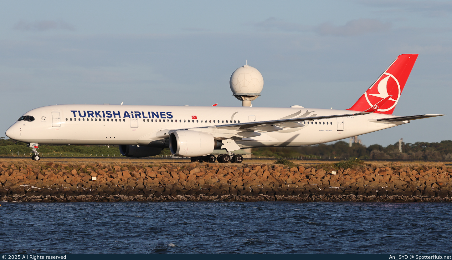 Photo of TC-LHA - Airbus A350-941 operated by Turkish Airlines