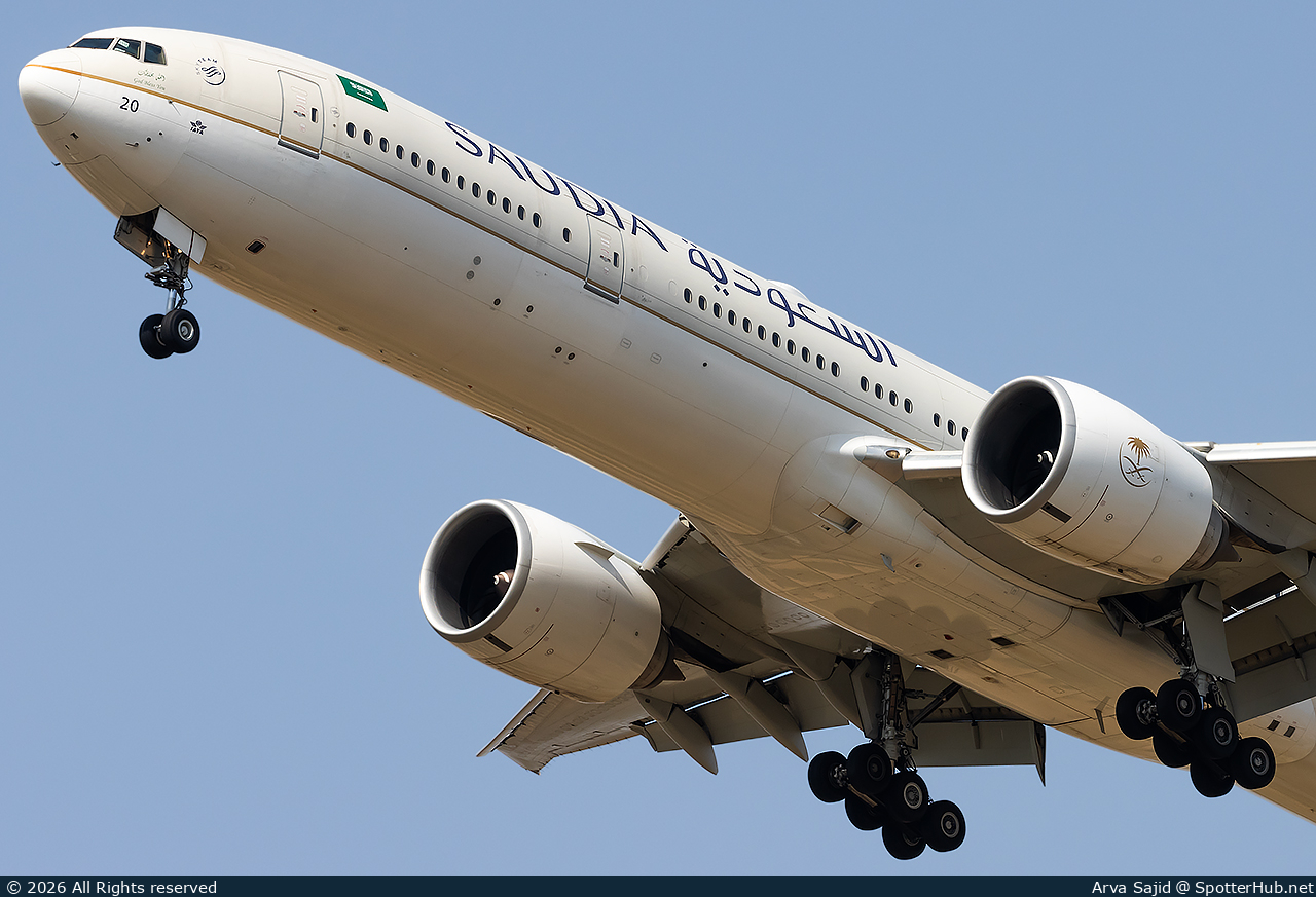 Photo of HZ-AK20 - Boeing 777-368(ER) operated by Saudia