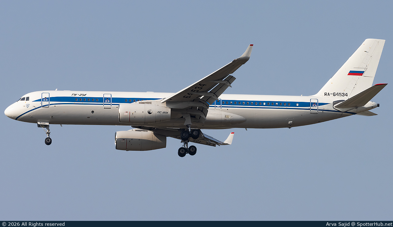 Photo of RA-64534 - Tupolev Tu-214 operated by Special Flight Detachment Rossiya